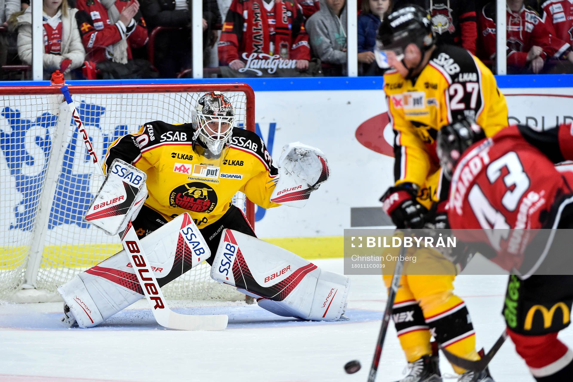 Luleås målvakt Filip Gustavsson