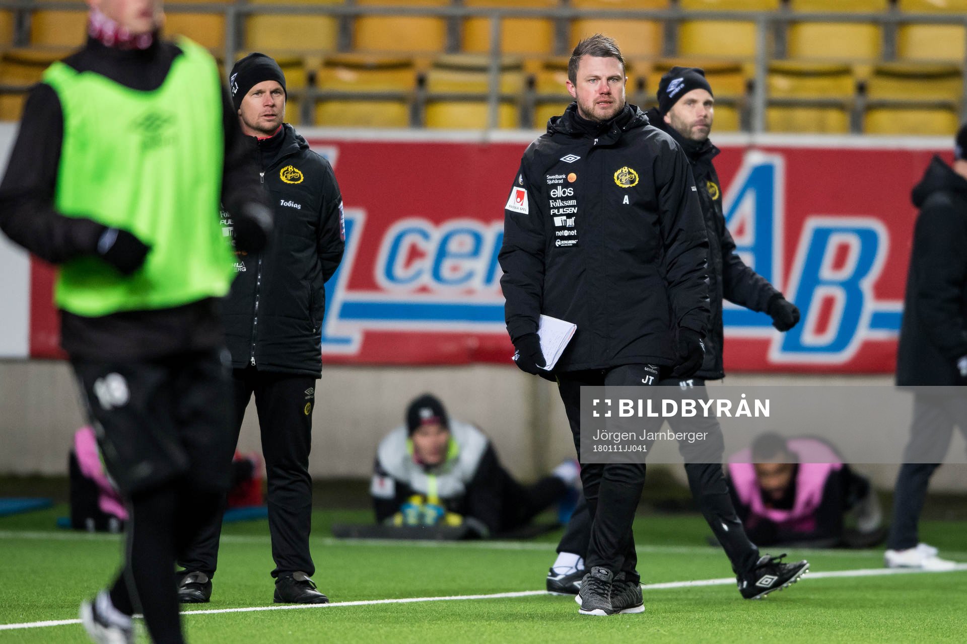Elfsborgs manager Jimmy Thelin och tränare Tobias Linderoth