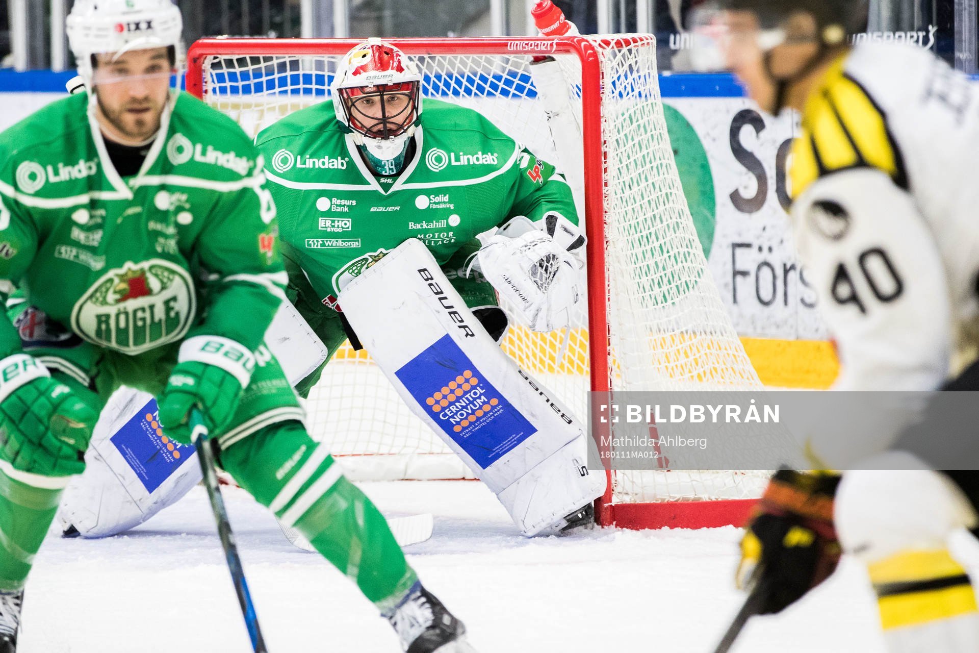 Rögles målvakt Justin Pogge