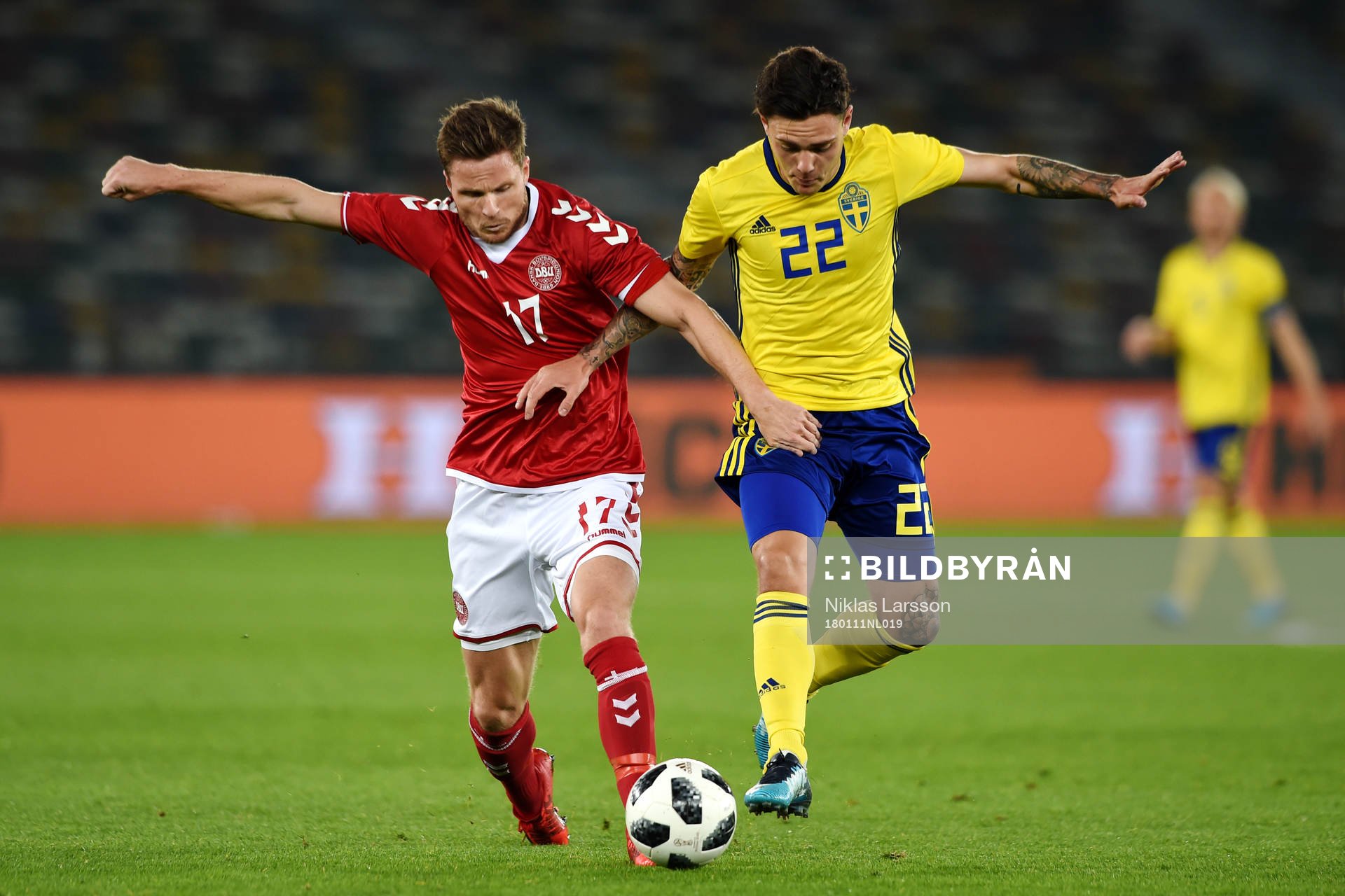 Danmarks Lasse Nielsen och Sveriges David Moberg Karlsson
