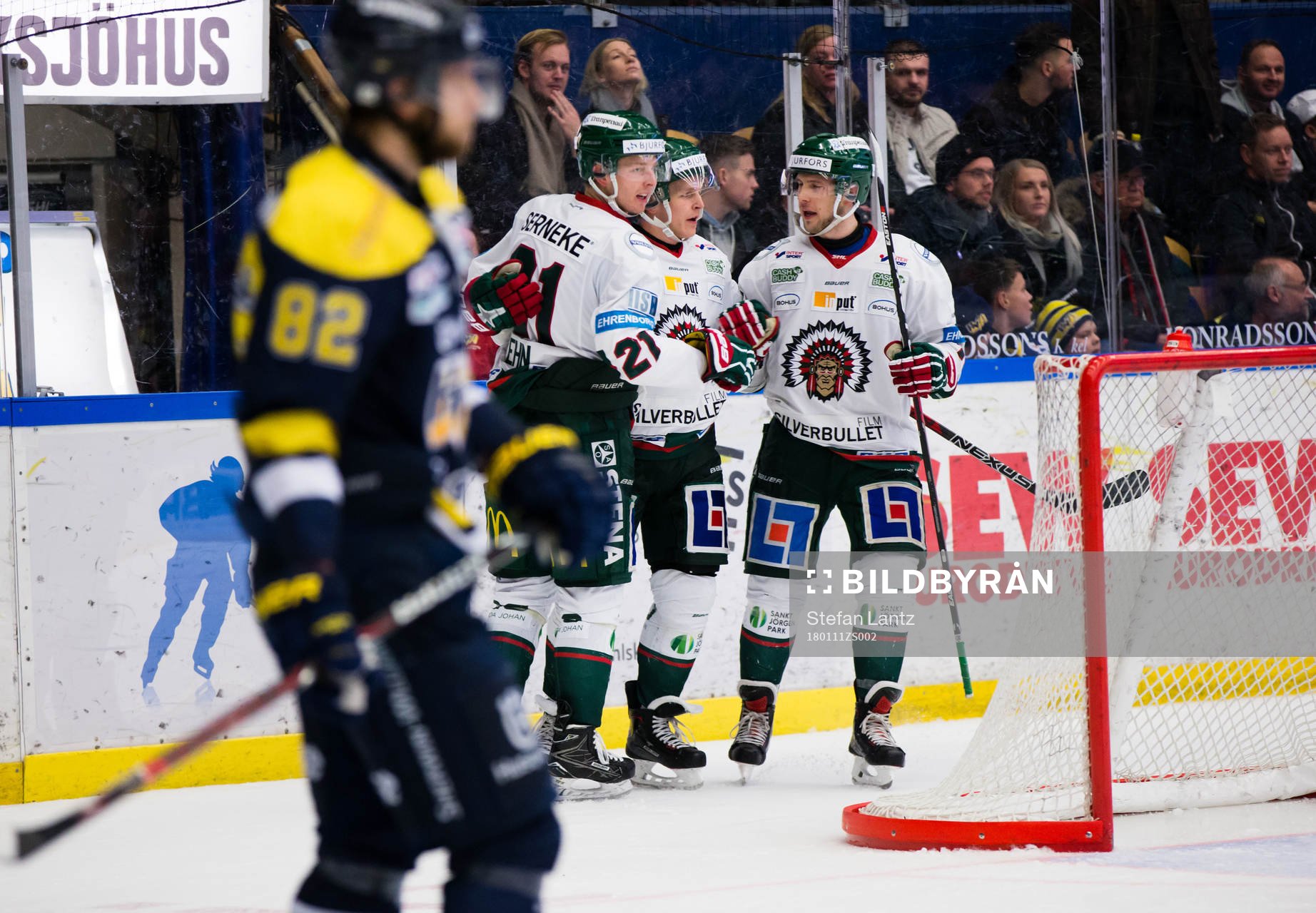 Frölundas Christoffer Ehn , Max Friberg och Matt Donovan