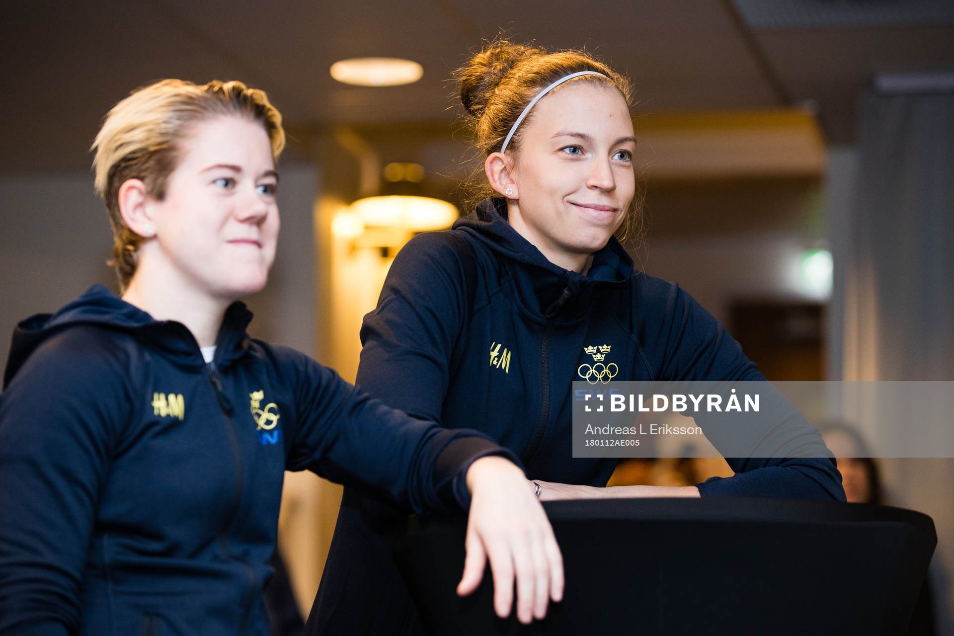 Sveriges Lisa Johansson och Emilia Ramboldt