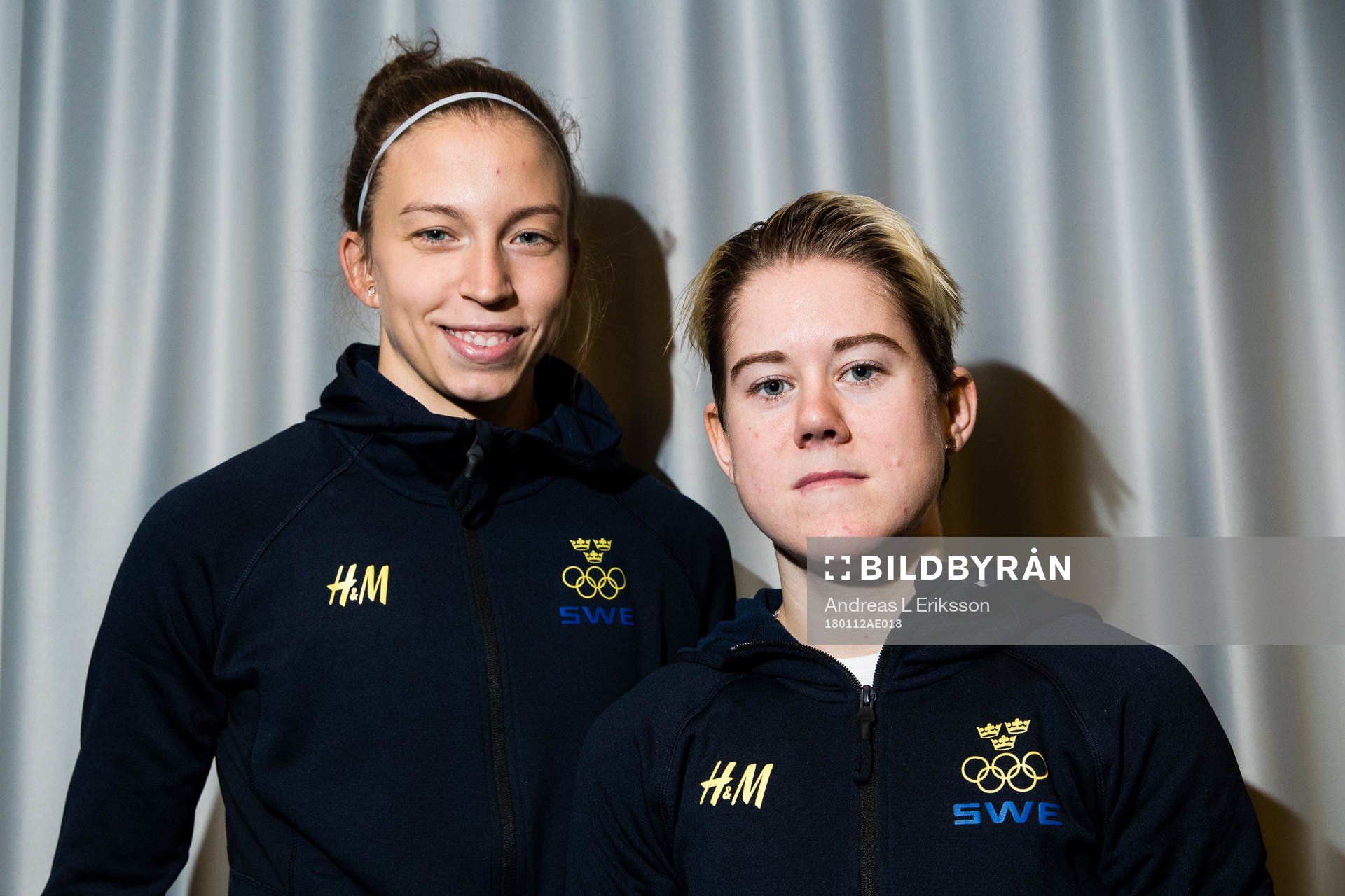 Sveriges Emilia Ramboldt och Lisa Johansson