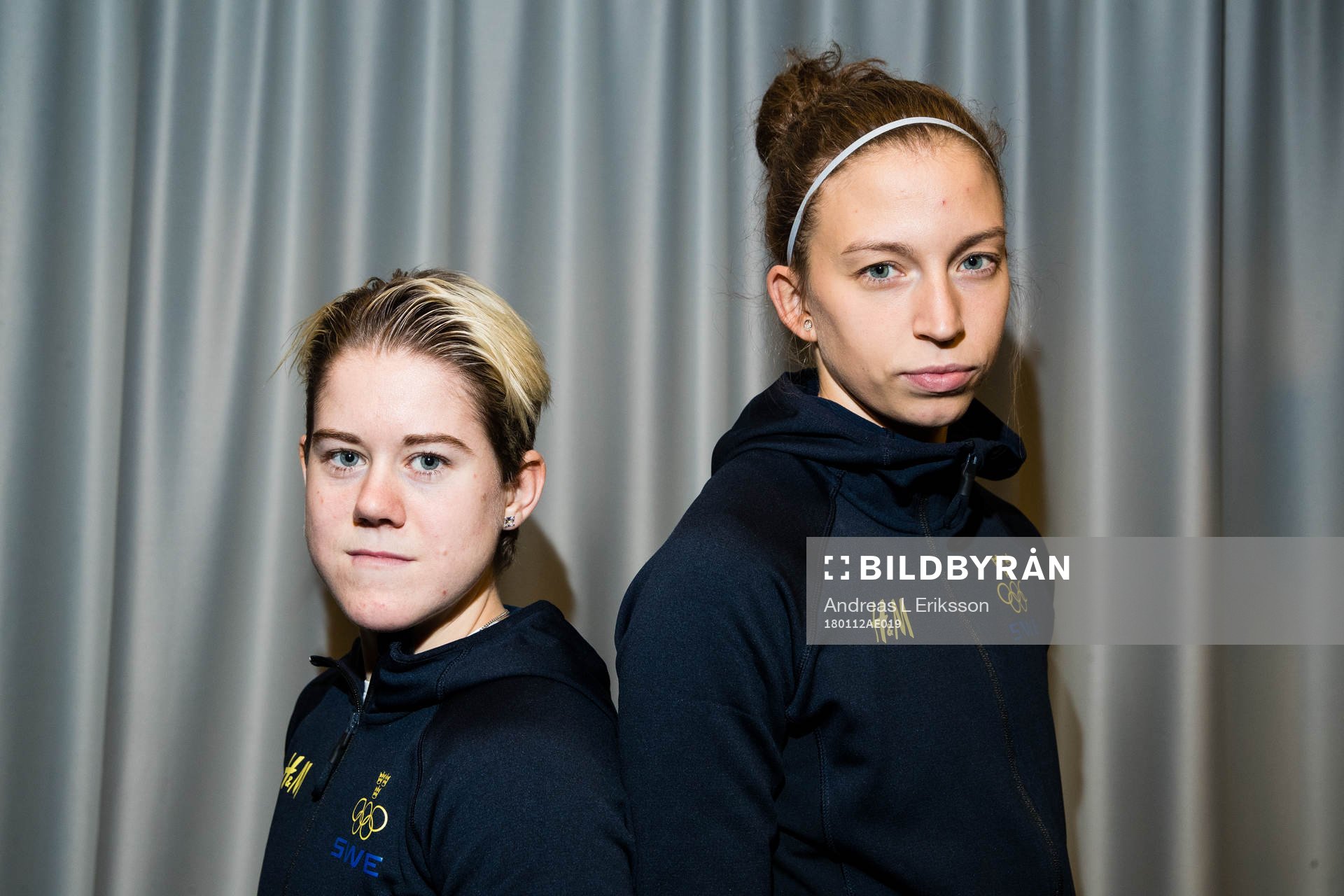 Sveriges Emilia Ramboldt och Lisa Johansson