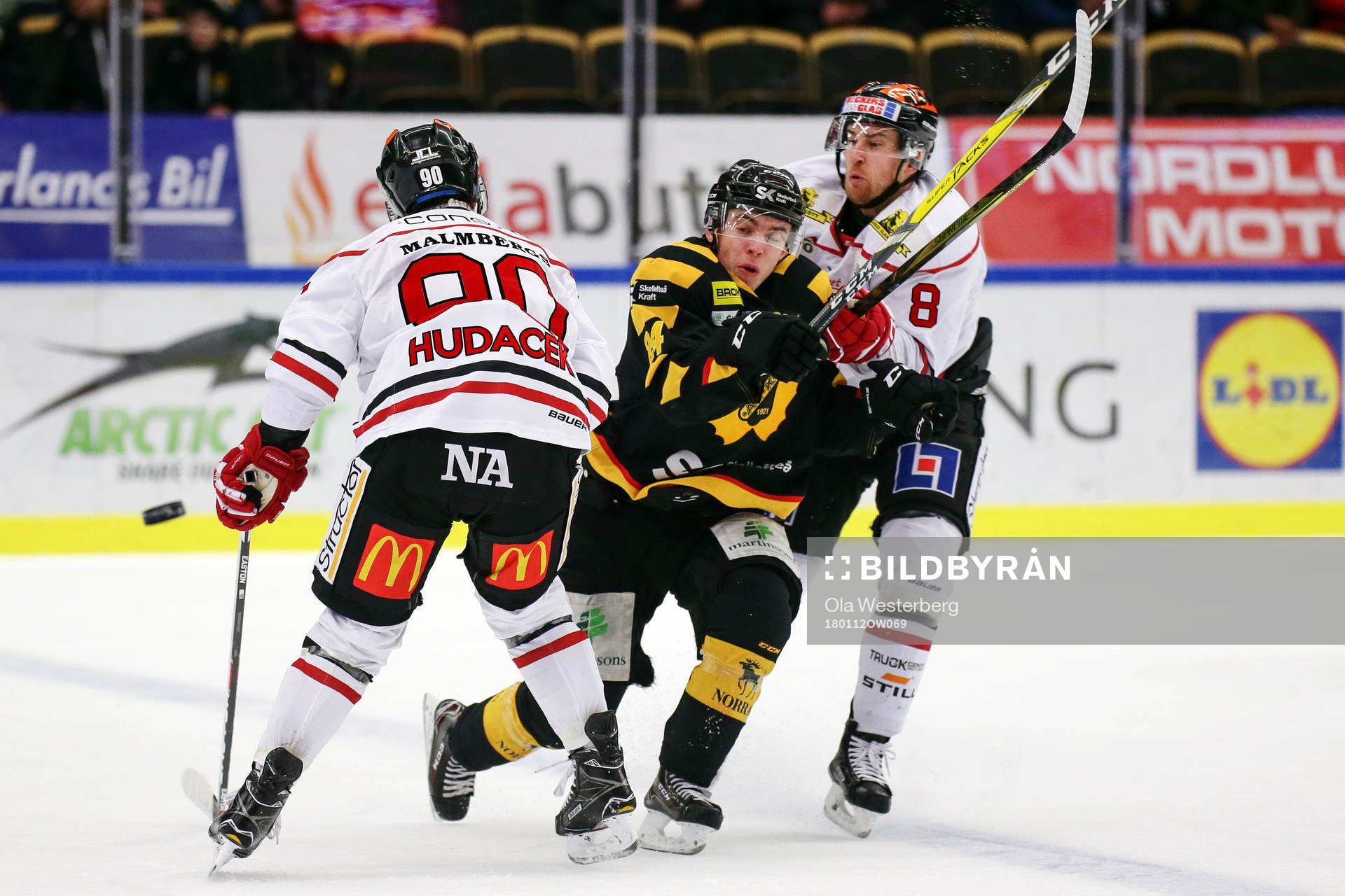 Örebros Libor Hudacek och Tyson Spink