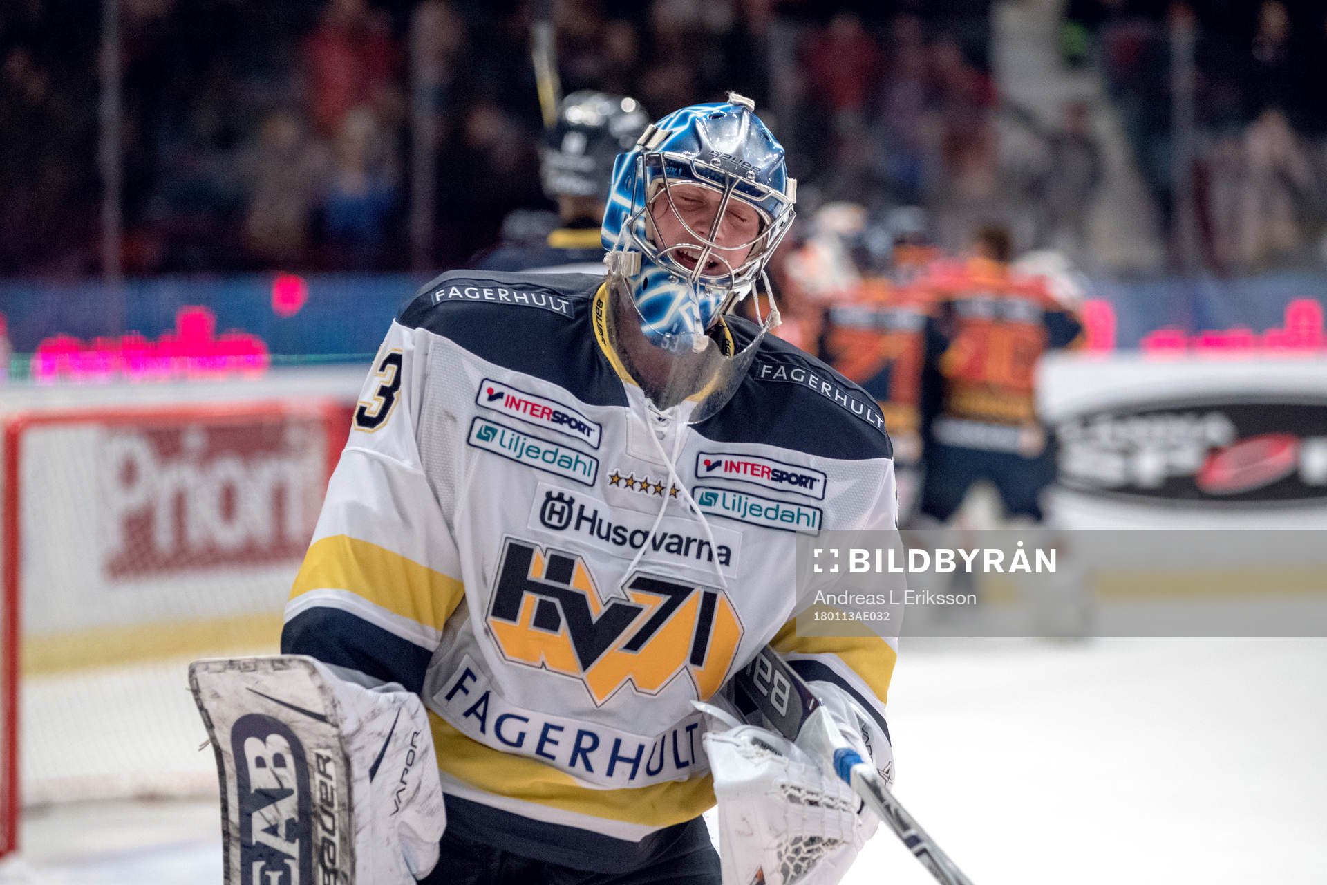 s målvakt Fredrik Pettersson-Wentzel deppar