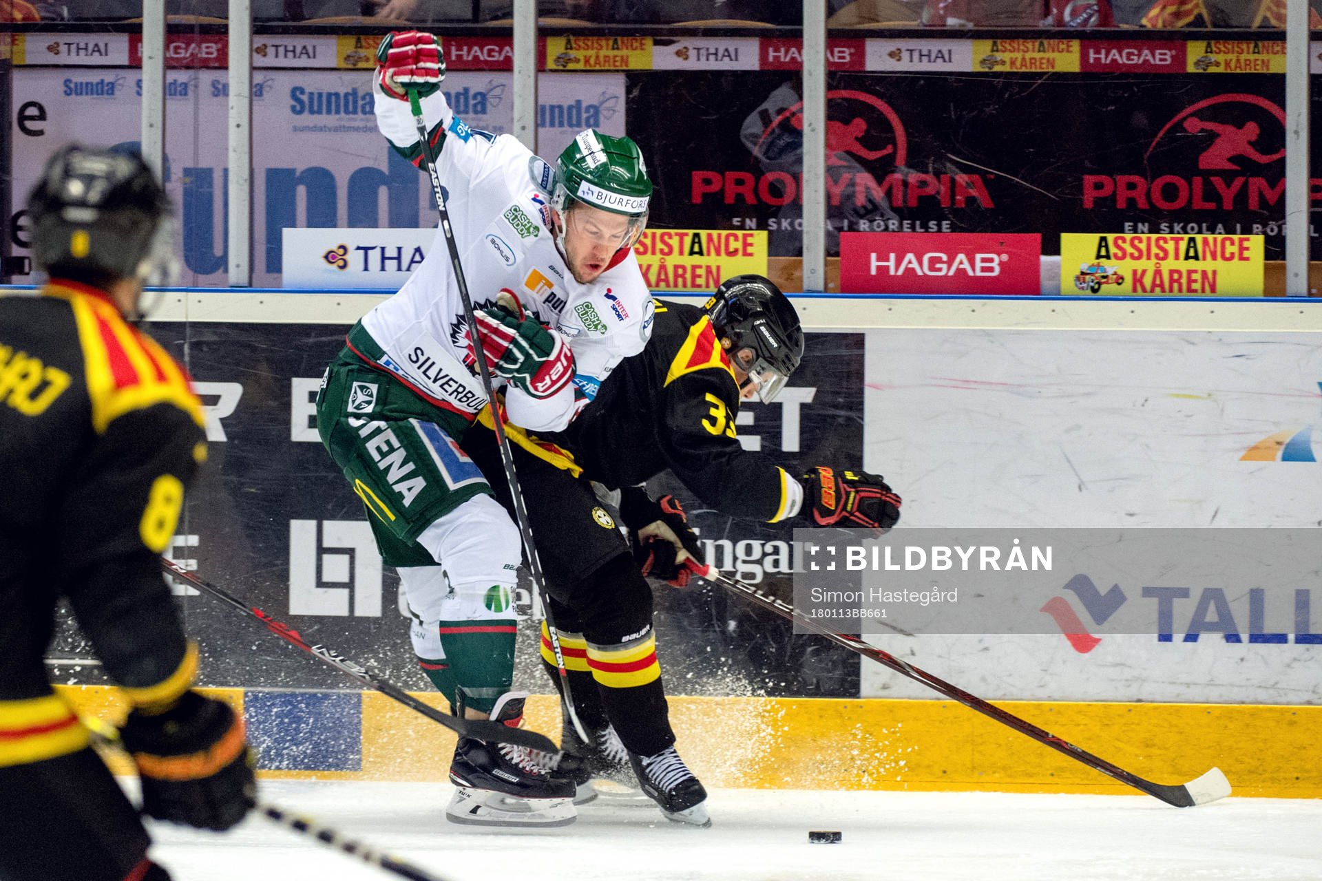 Frölundas Matt Donovan och Brynäs Elias Fälth