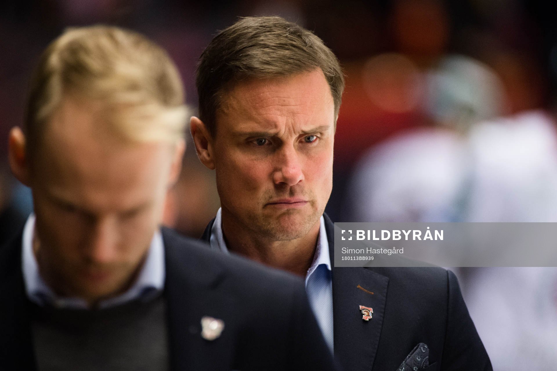 Frölundas tränare Roger Rönnberg deppar