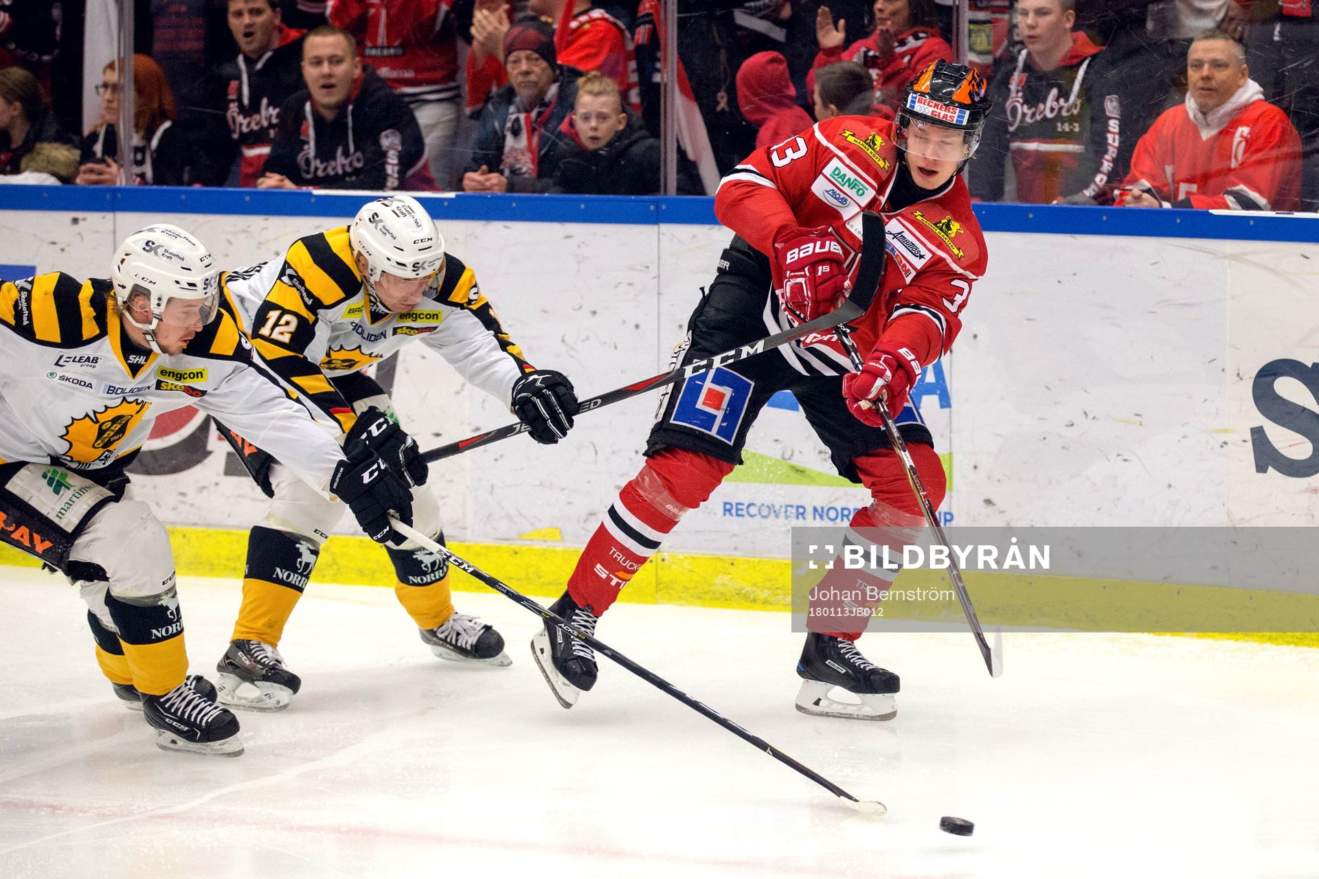 Örebros Christopher Mastomäki och Skellefteås Adam