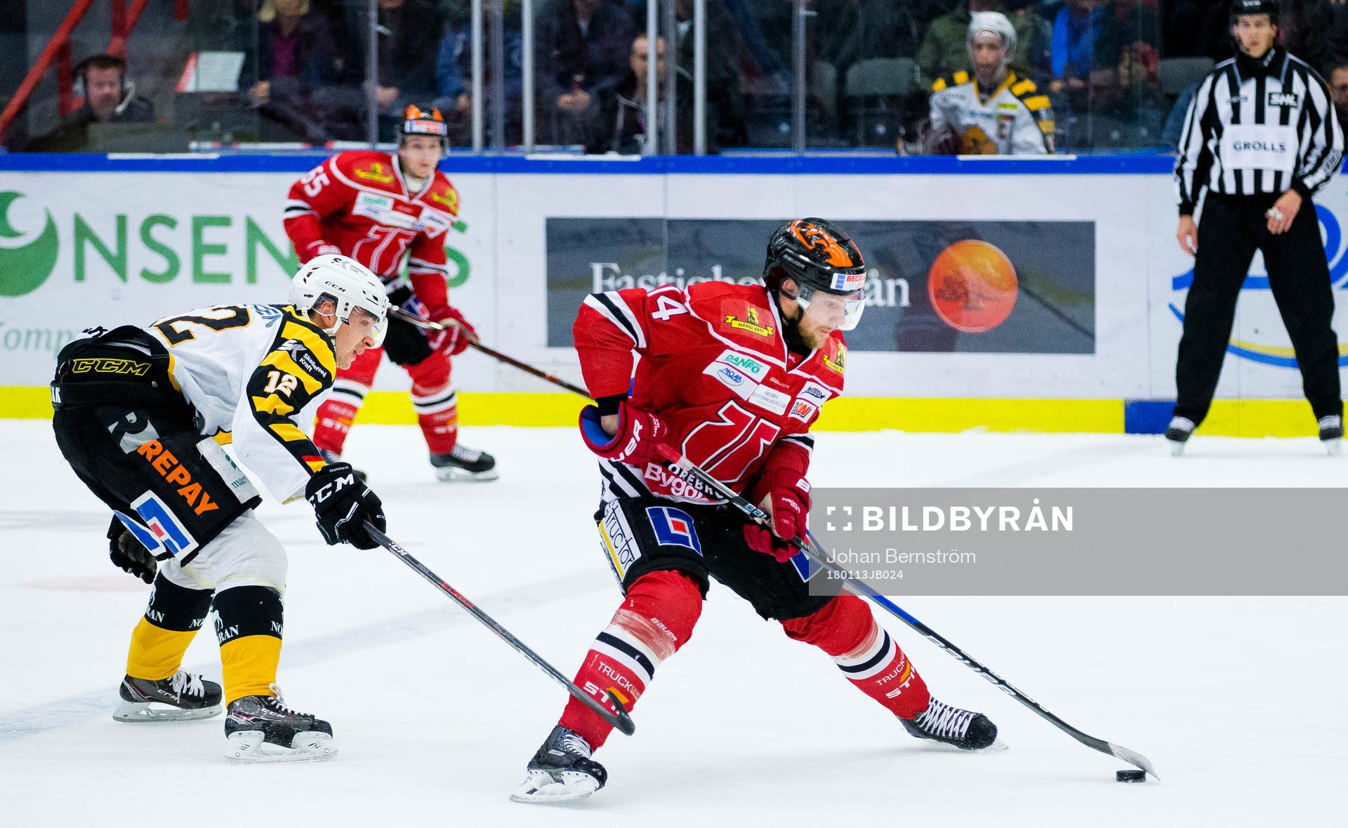 Skellefteås Adam Pettersson och Örebros Tom Wandell