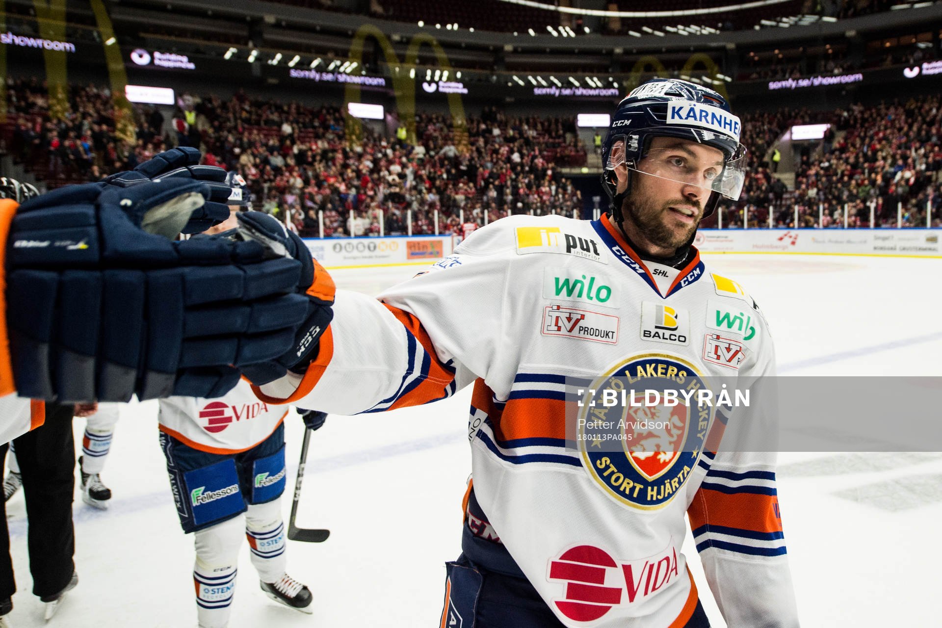 Växjös Noah Welch jublar