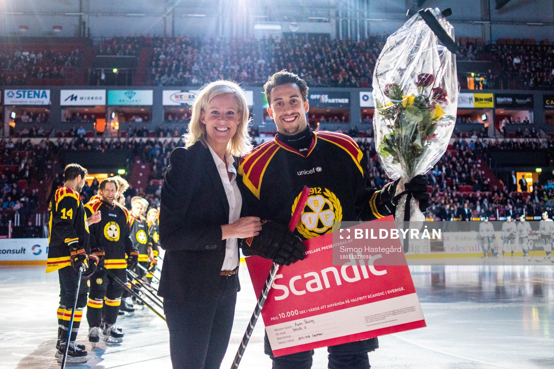 Brynäs Aaron Palushaj utnämnd till Månadens spelare och