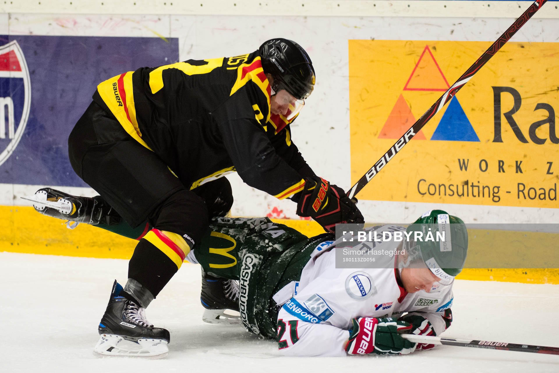 Brynäs Jörgen Sundqvist och Frölundas Christoffer Ehn