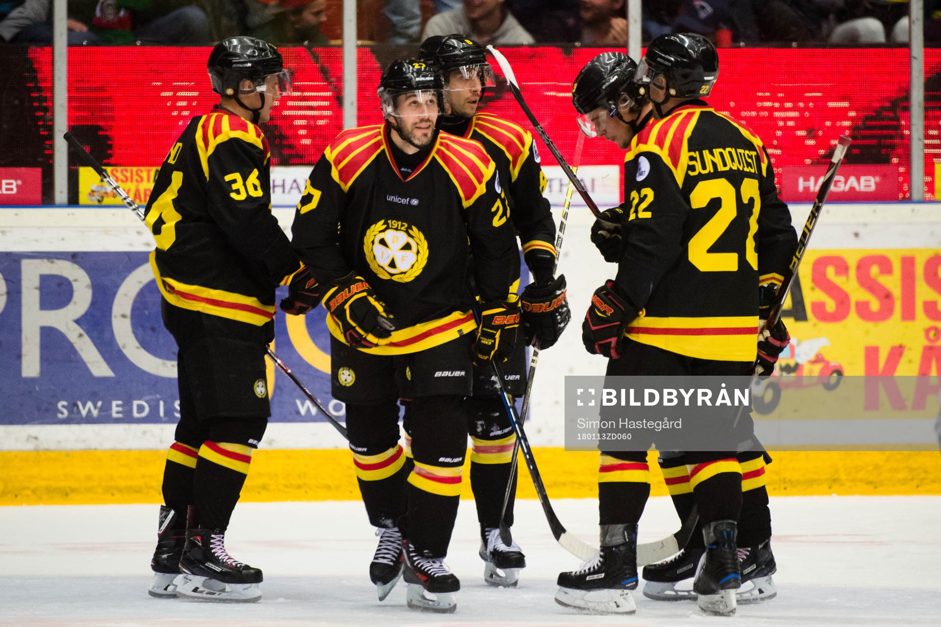 Brynäs Drew Miller jublar