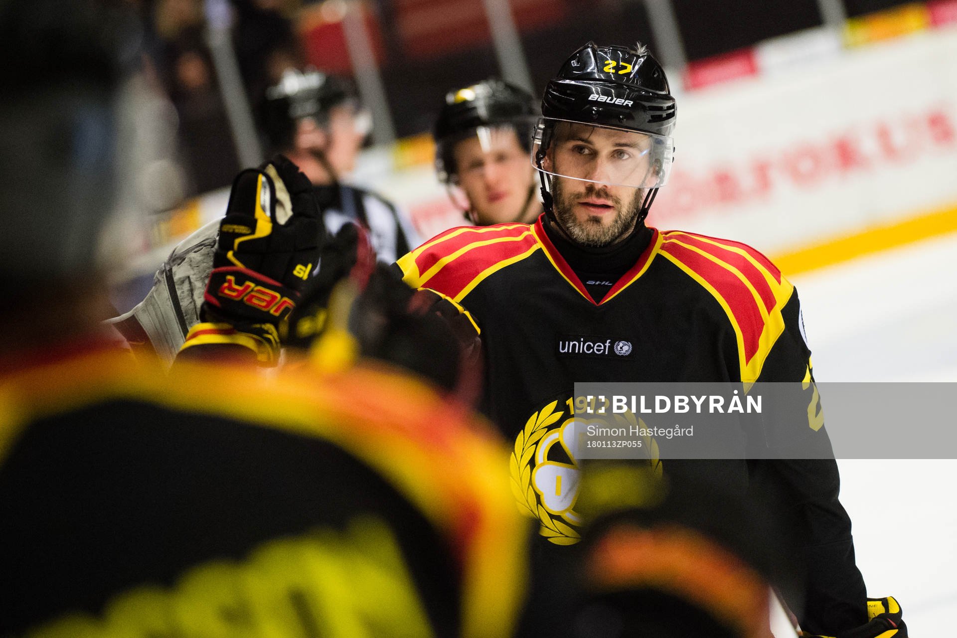 Brynäs Drew Miller jublar