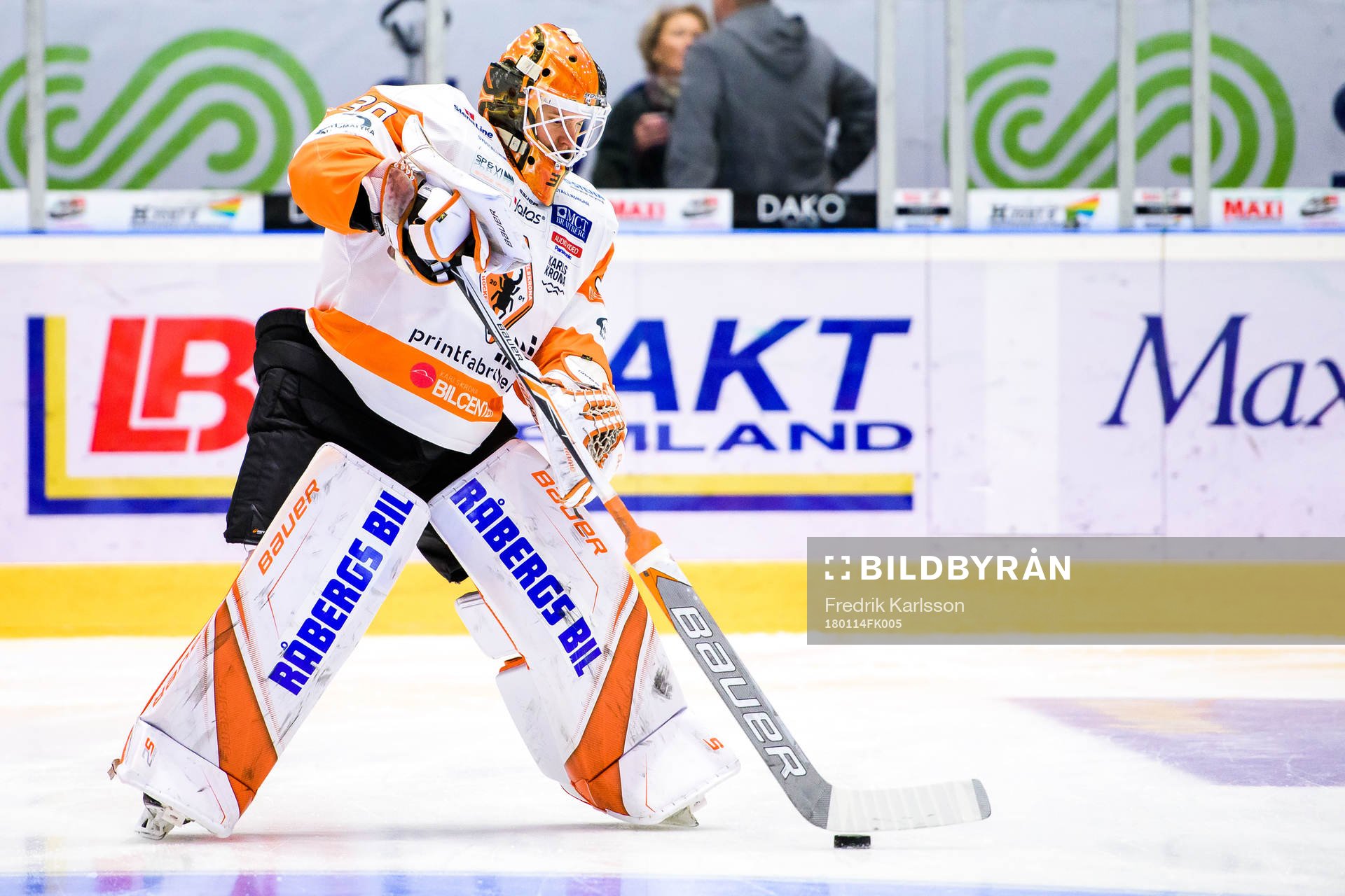 Karlskronas målvakt Henrik Lundberg