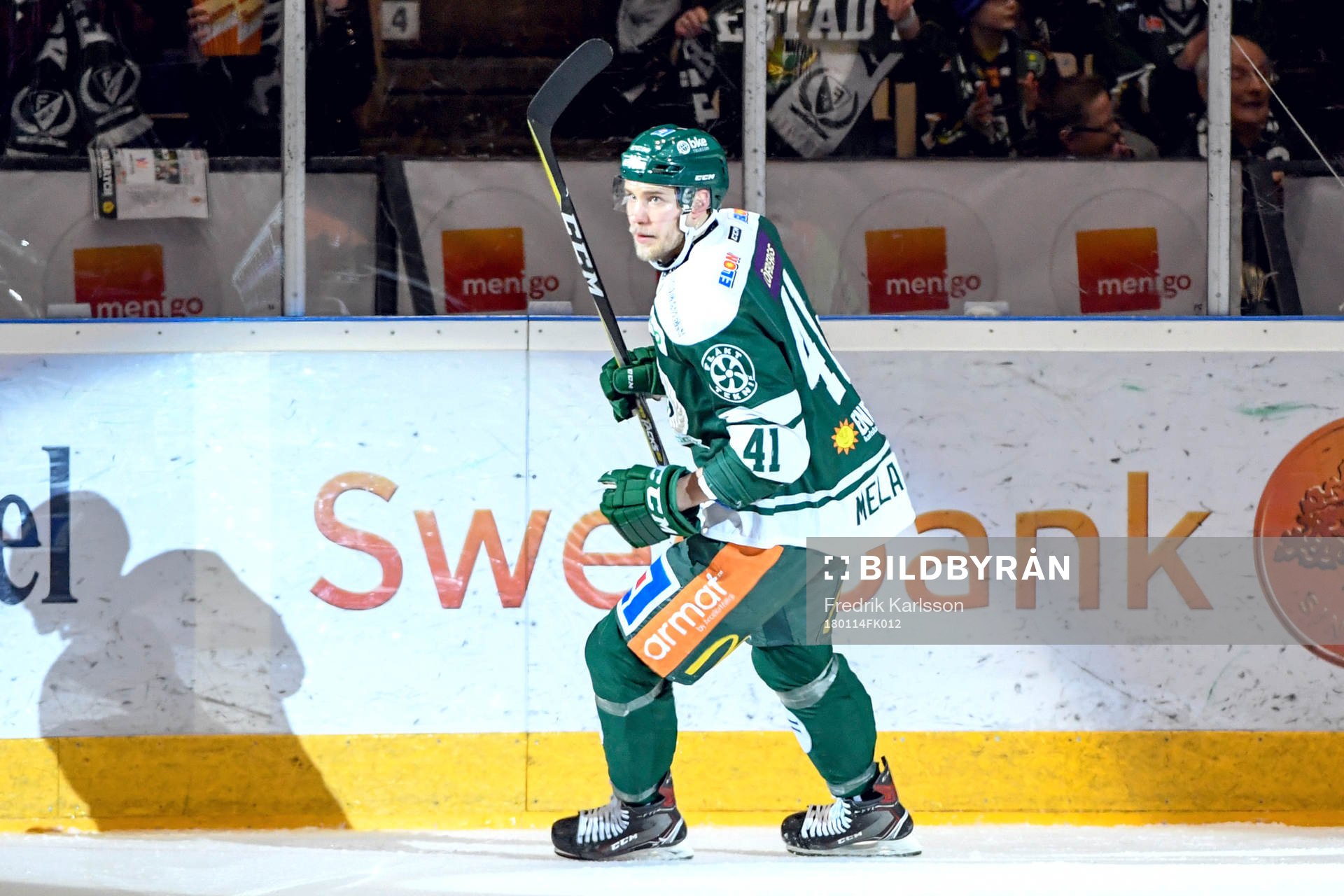 Färjestads Ilari Melart jublar