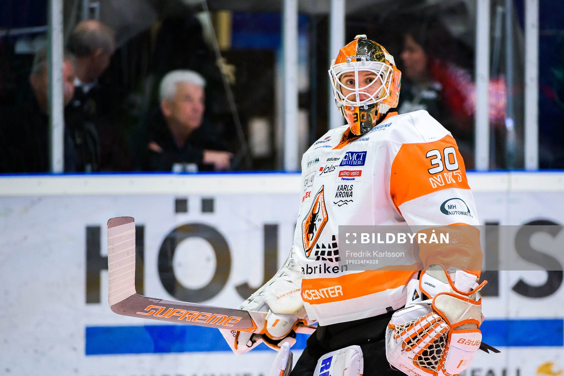 Karlskronas målvakt Henrik Lundberg