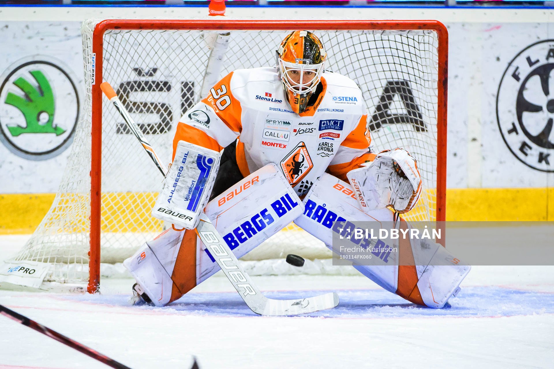 Karlskronas målvakt Henrik Lundberg