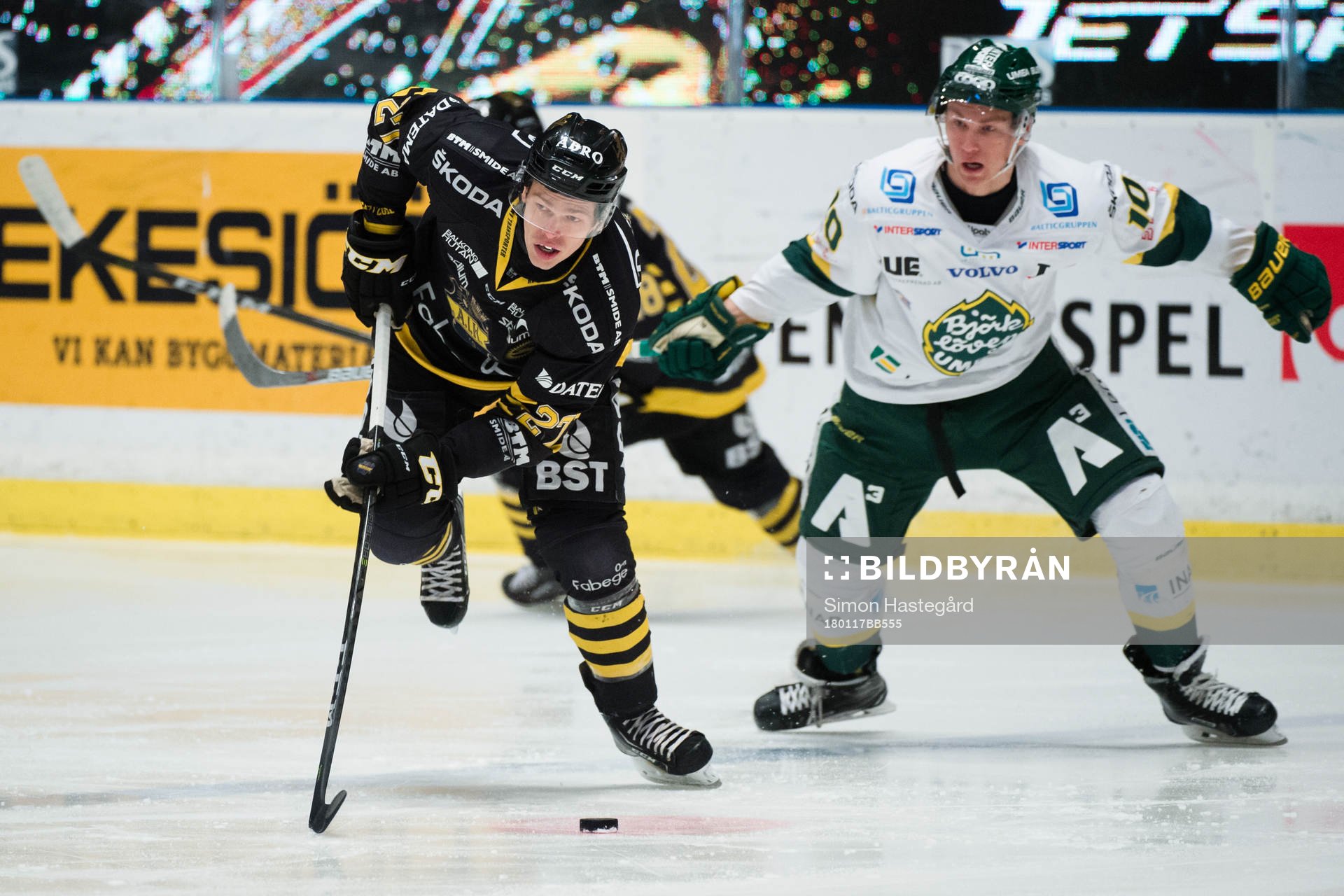 s Eric Castonguay och Björklövens Emil Norberg