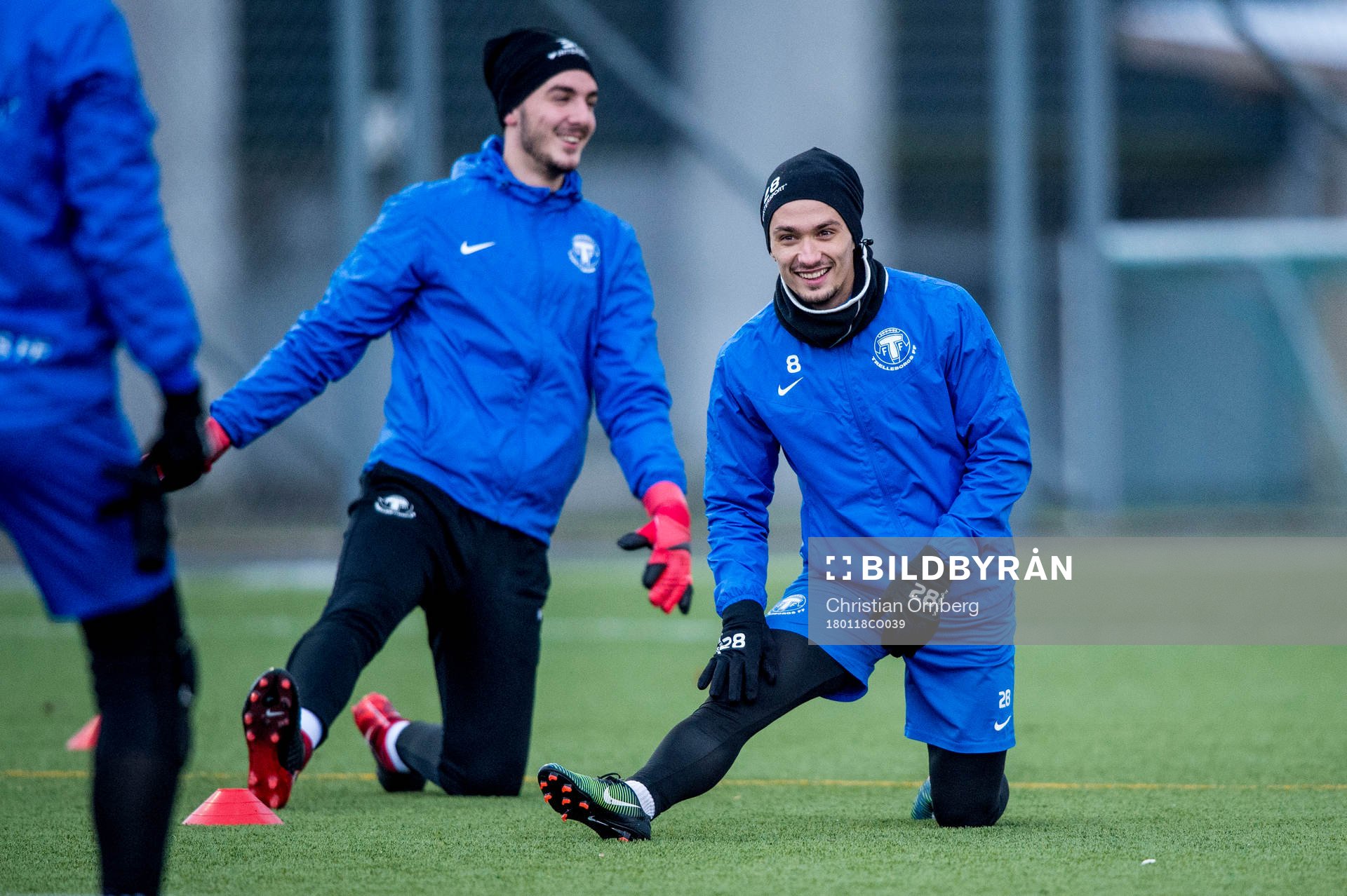 Målvakt Marko Johansson och Robin Nilsson