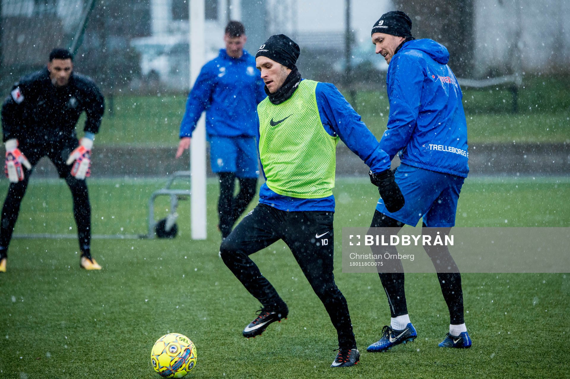 Zoran Jovanovic  i snöfallet