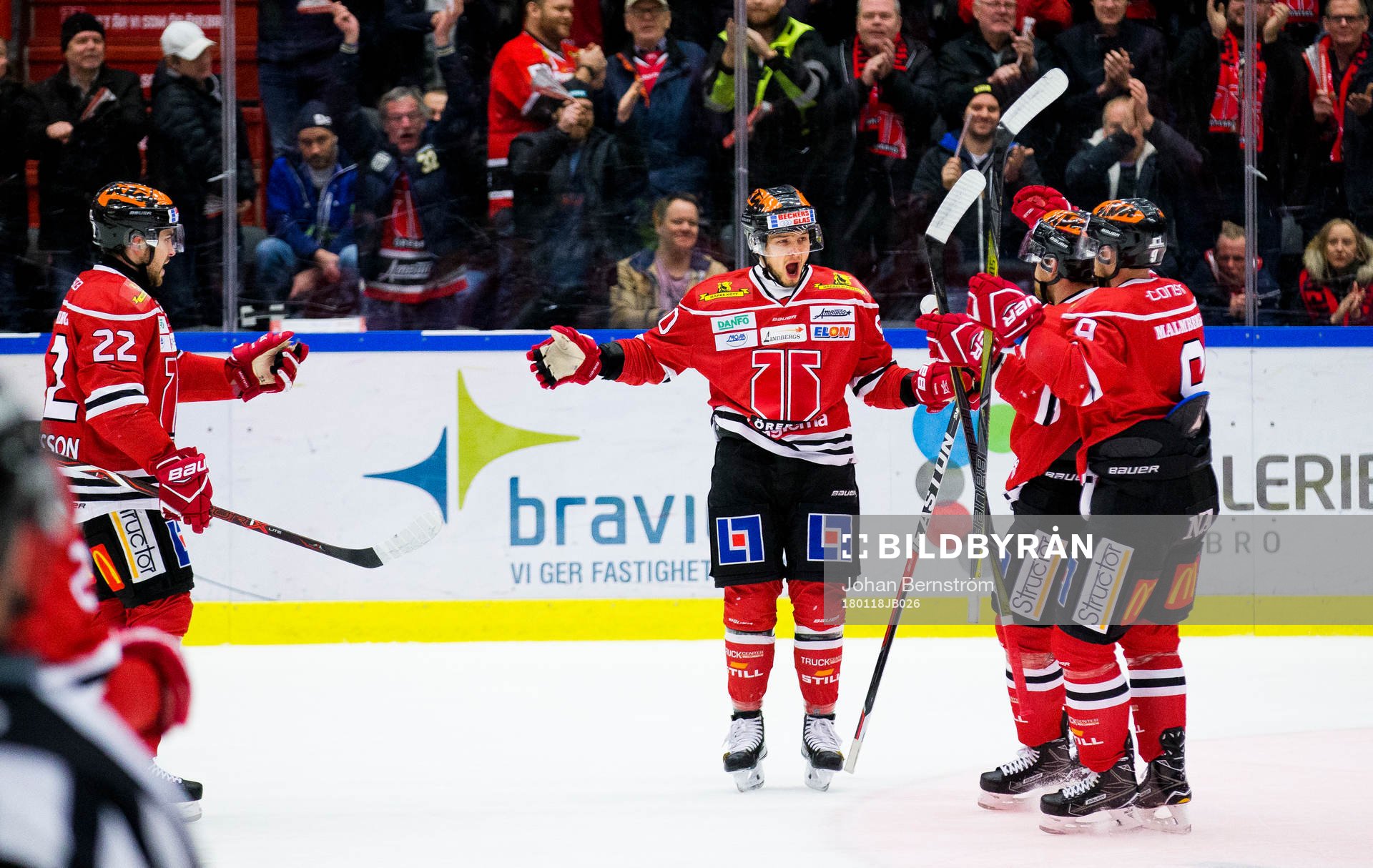 Örebros Libor Hudacek gör 2-1 och jublar