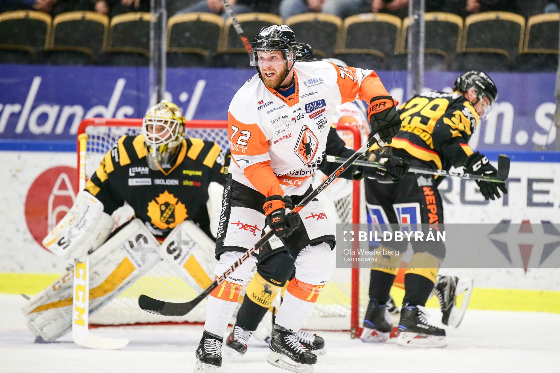 Skellefteås målvakt Gustaf Lindvall