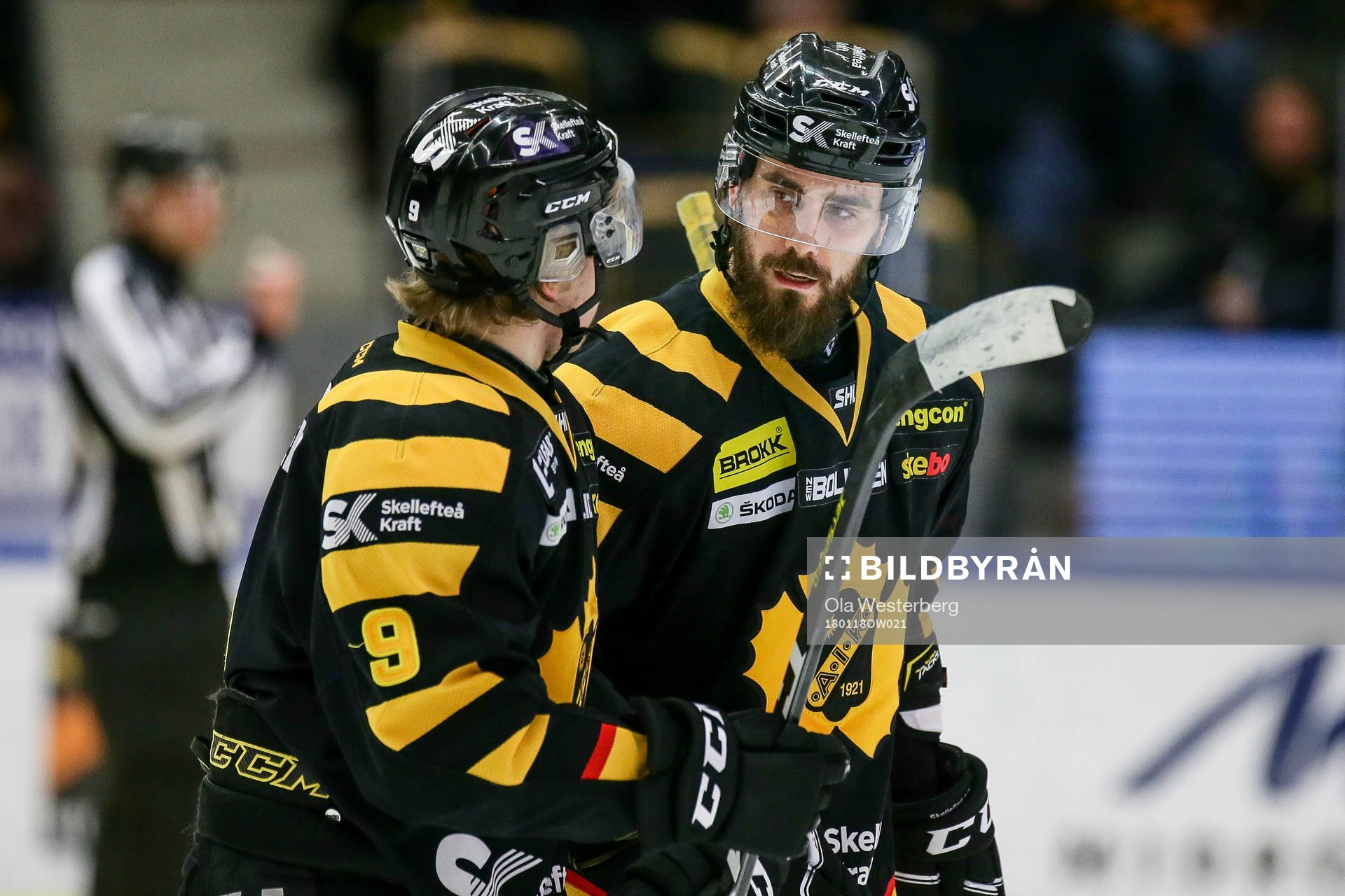 Skellefteås Tim Söderlund och Morgan Ellis