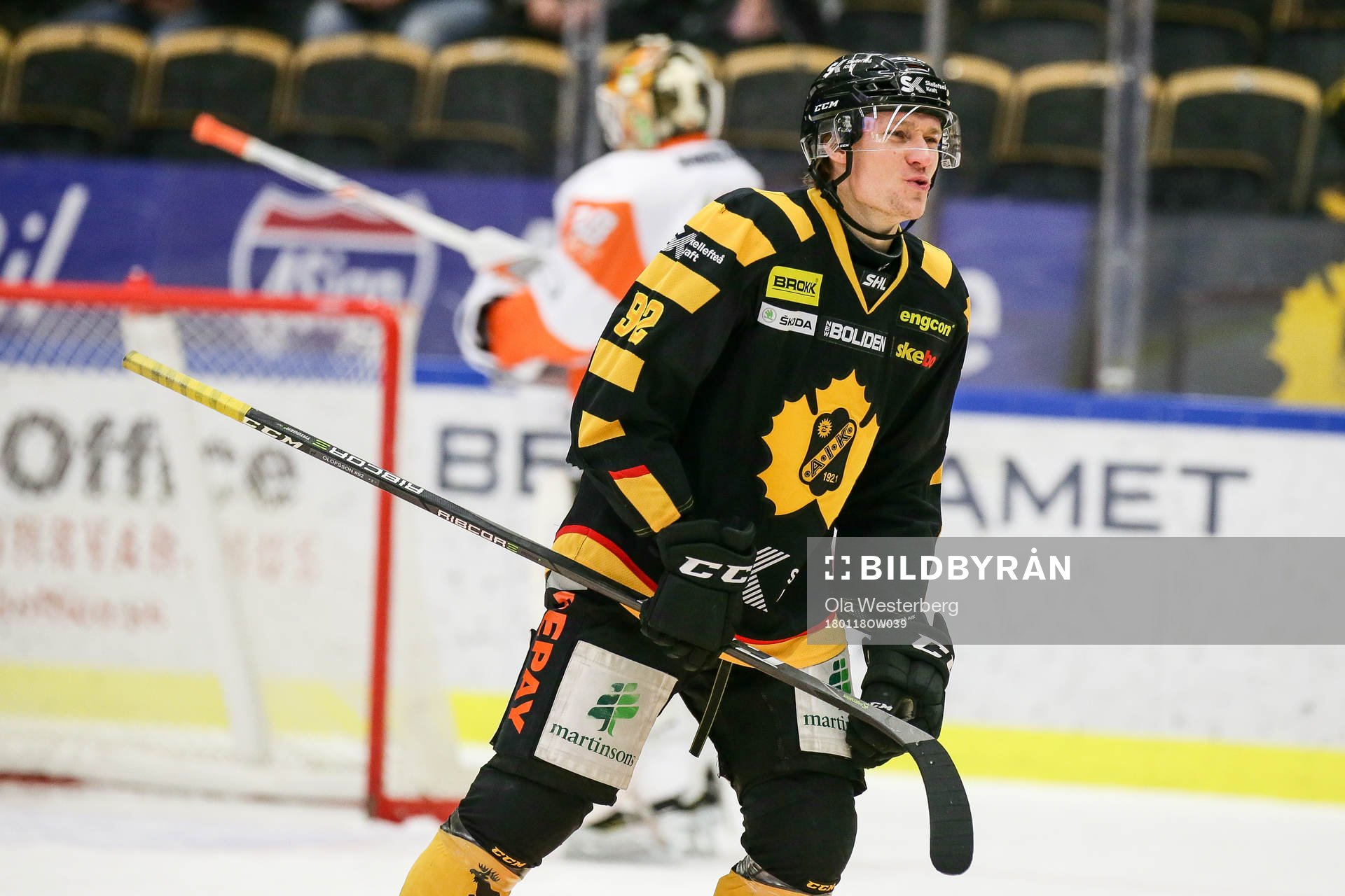 Skellefteås Jesper Olofsson jublar