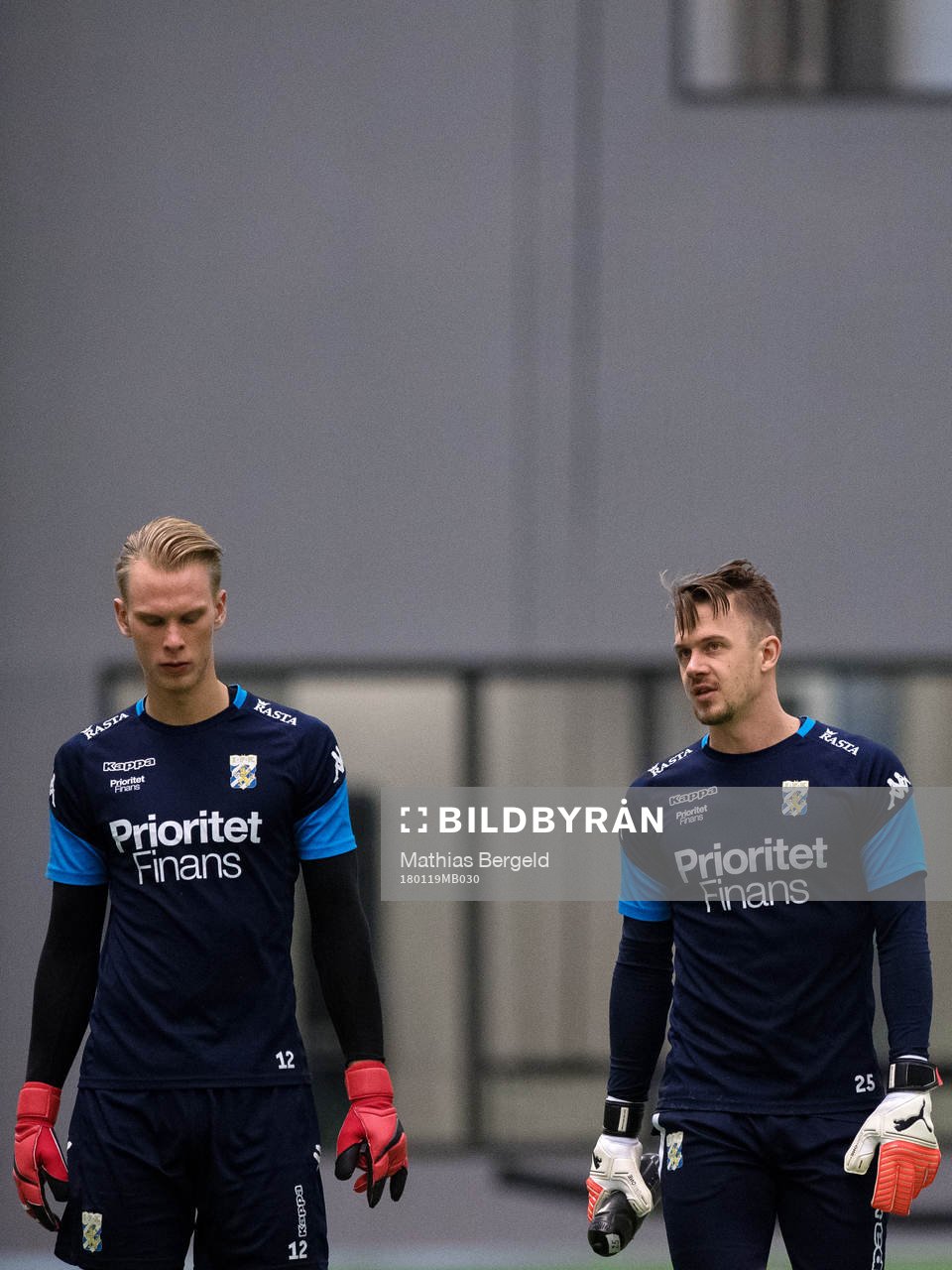 Målvakterna Pontus Dahlberg och Erik Dahlin