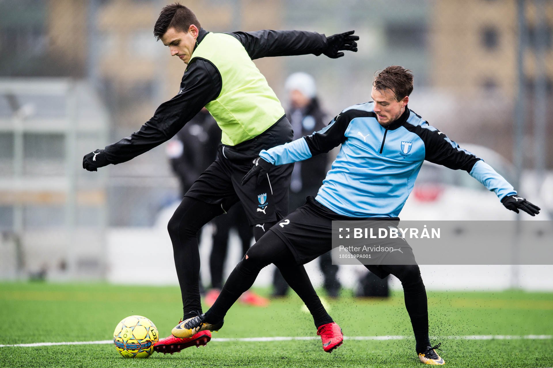 Malmö FFs Alexander Jeremejeff och Eric Larsson