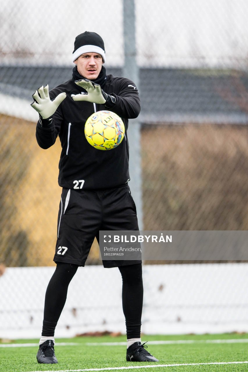 Malmö FFs målvakt Johan Dahlin