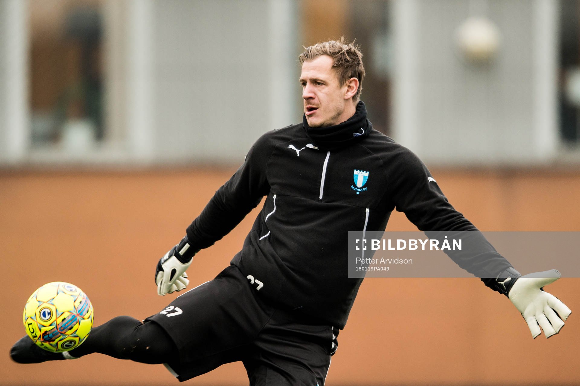 Malmö FFs målvakt Johan Dahlin