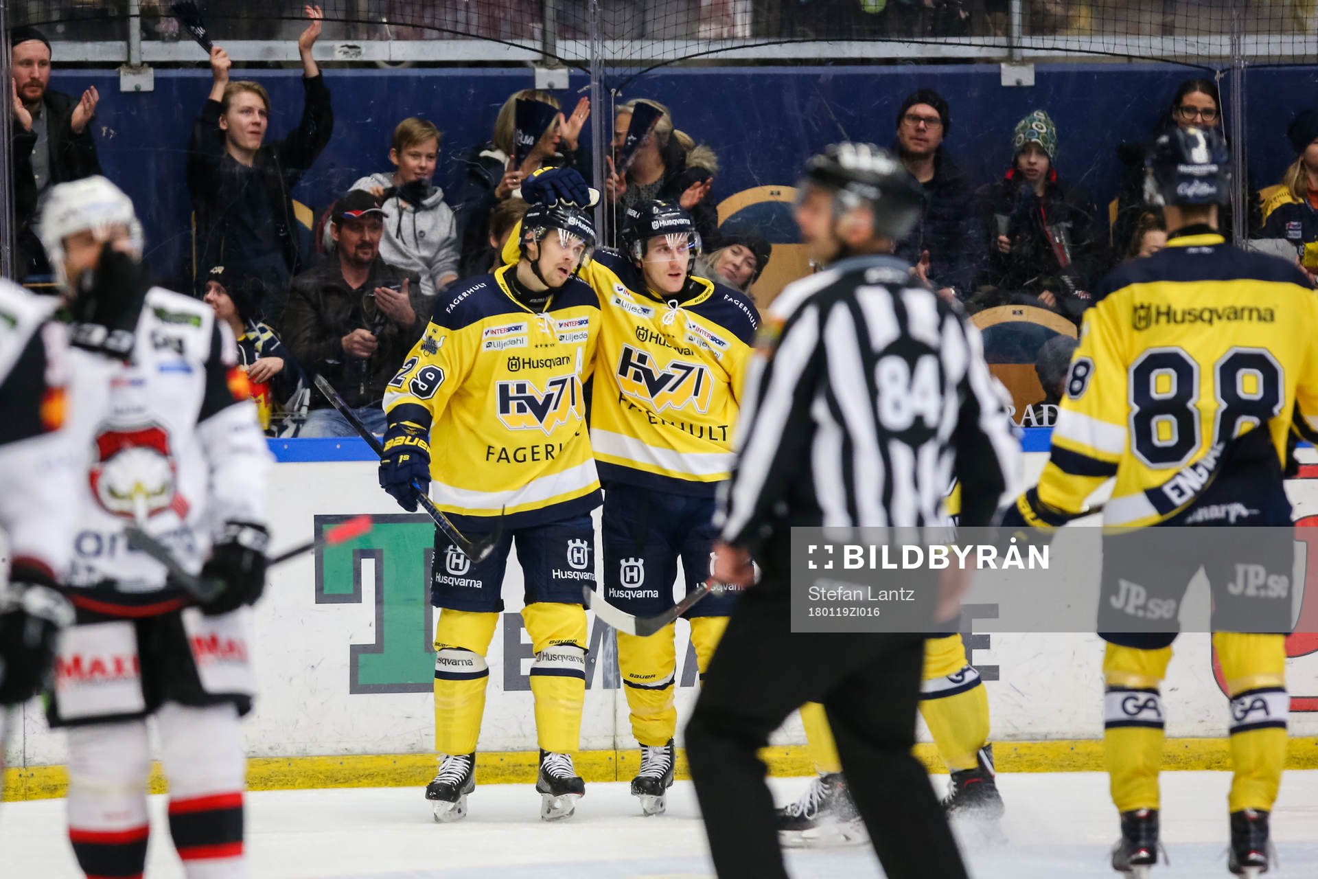 s David Ullström och Bill Sweatt jublar
