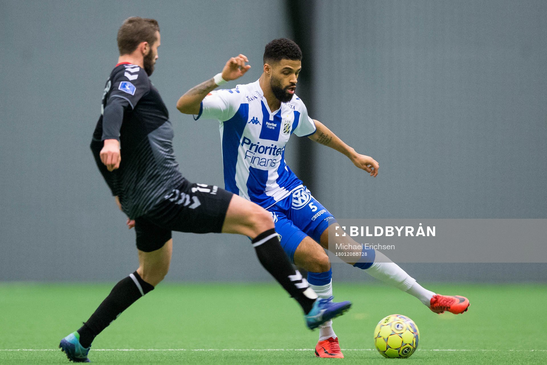 IFK Göteborgs Kristopher Da Graca mot Ålborgs Pavol