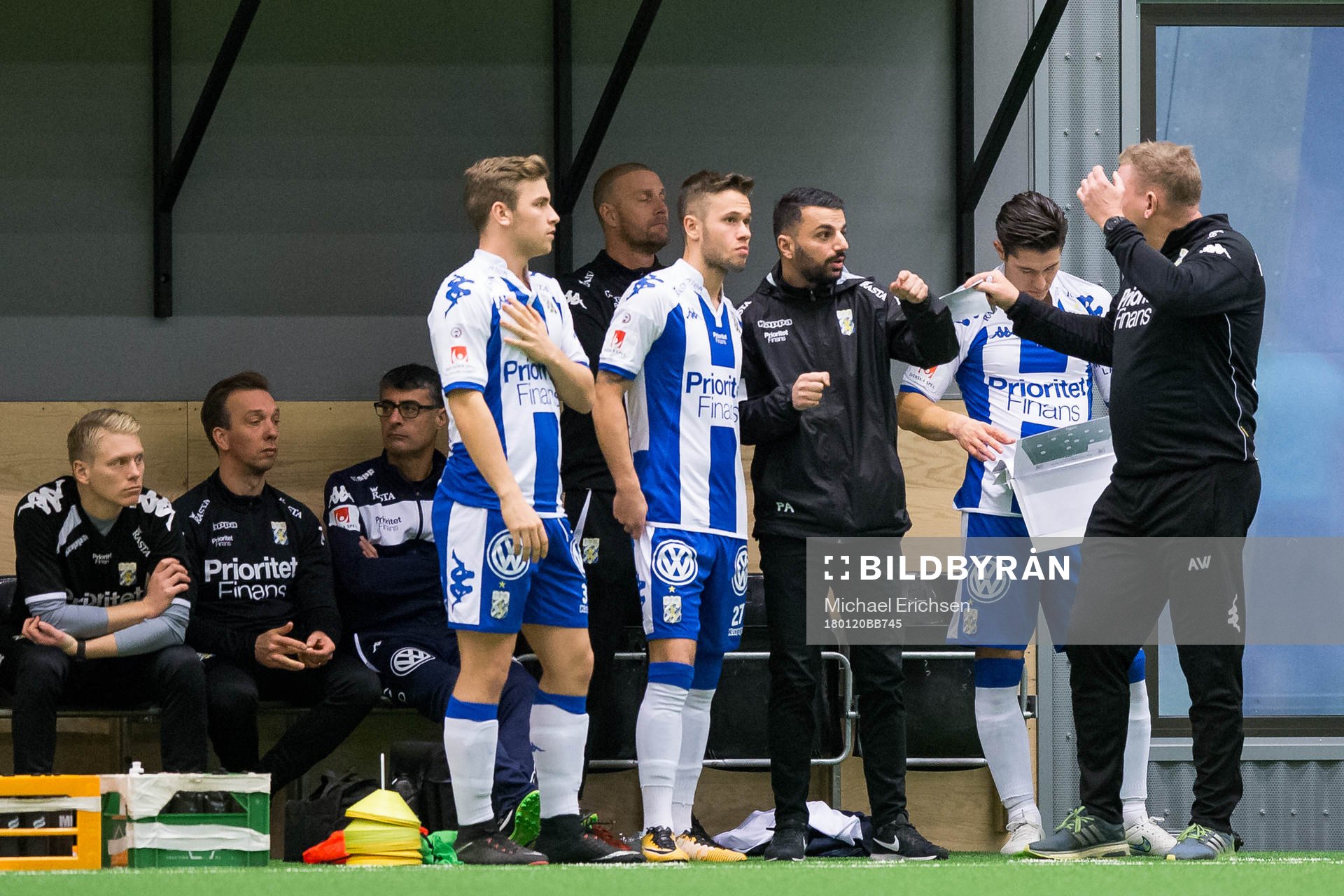 IFK Göteborgs tränare Poya Asbaghi och assisterande