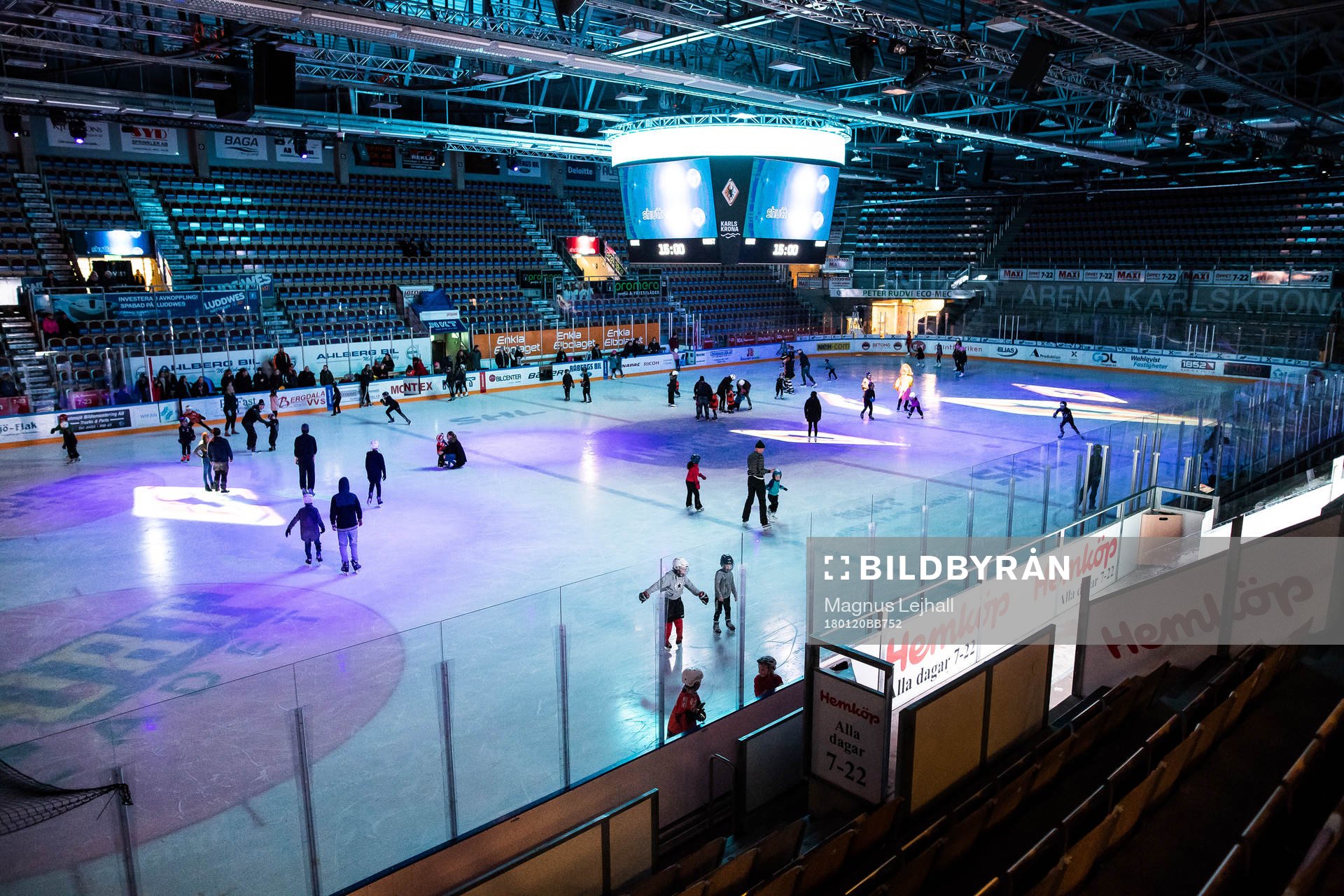 Generell översiktsbild på arenan