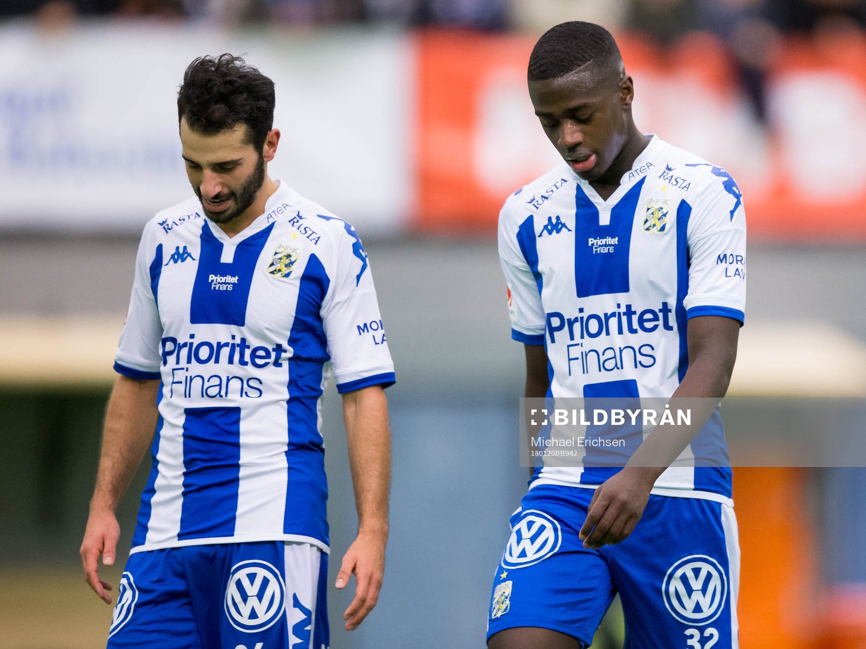 IFK Göteborgs André Calisir och Adil Titi