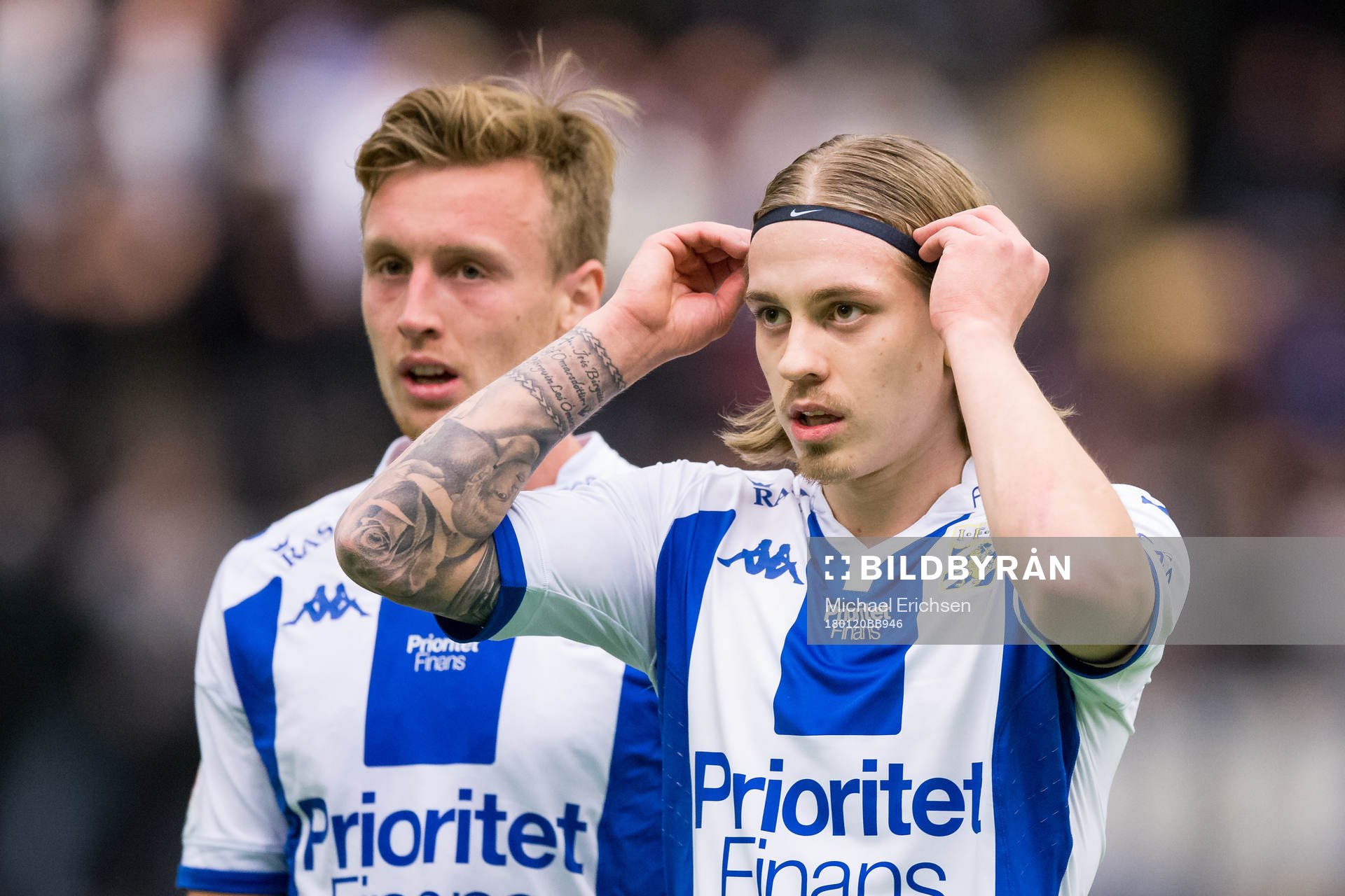 IFK Göteborgs Sebastian Ohlsson och Elias Mar Omarsson