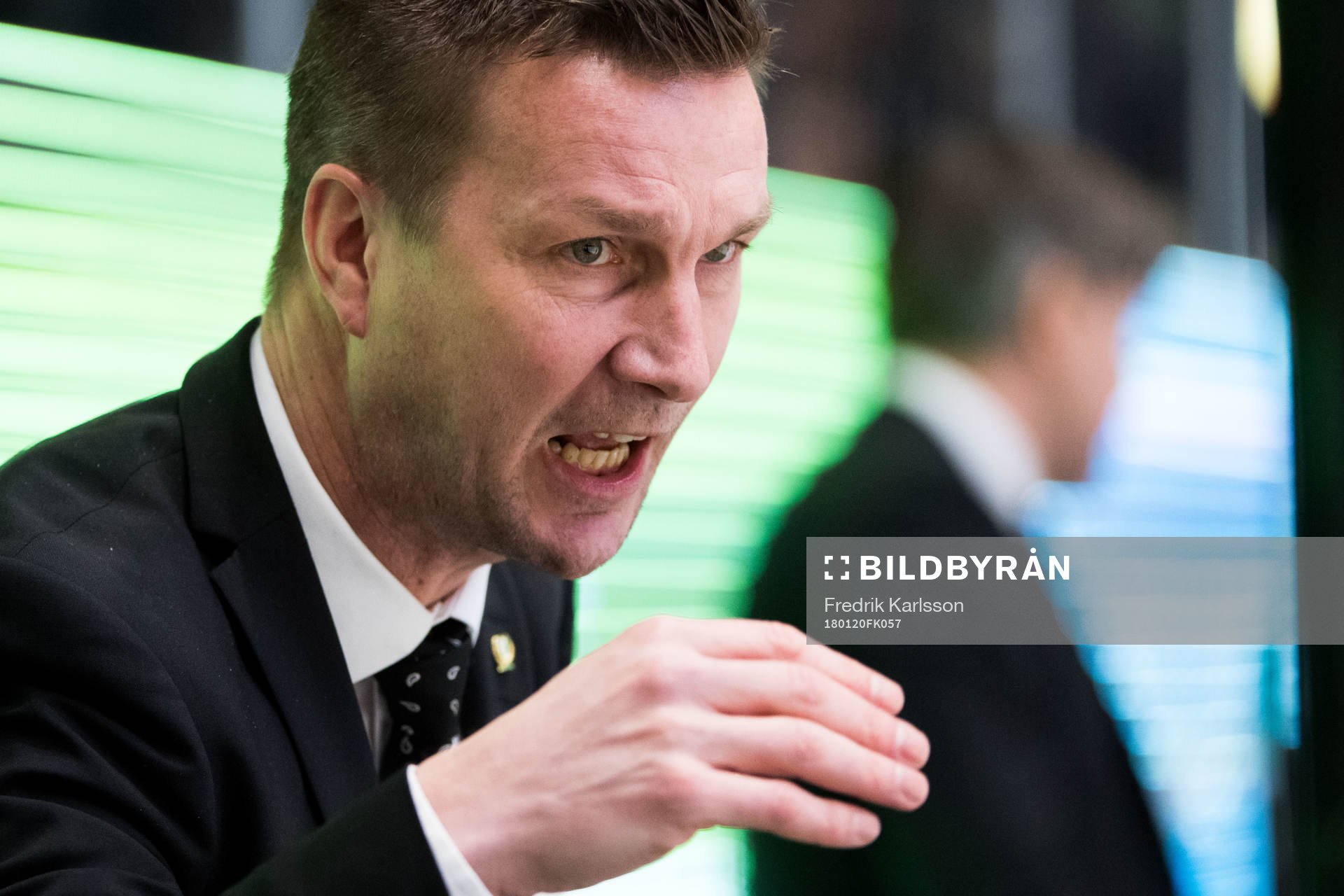 Färjestads tränare Johan Pennerborn