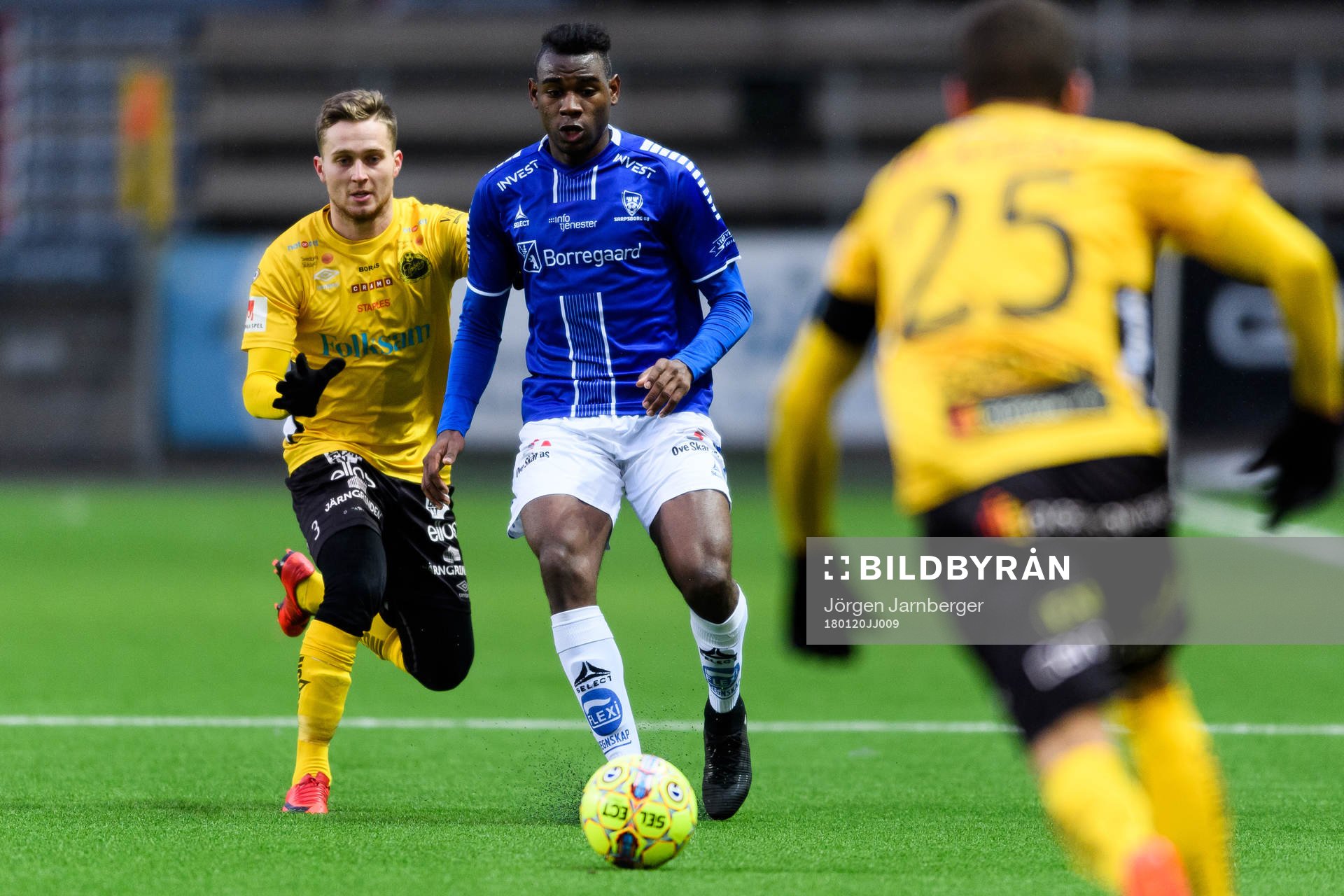 Sarpsborgs Rashad Muhammed och Elfsborgs Adam Lundqvist