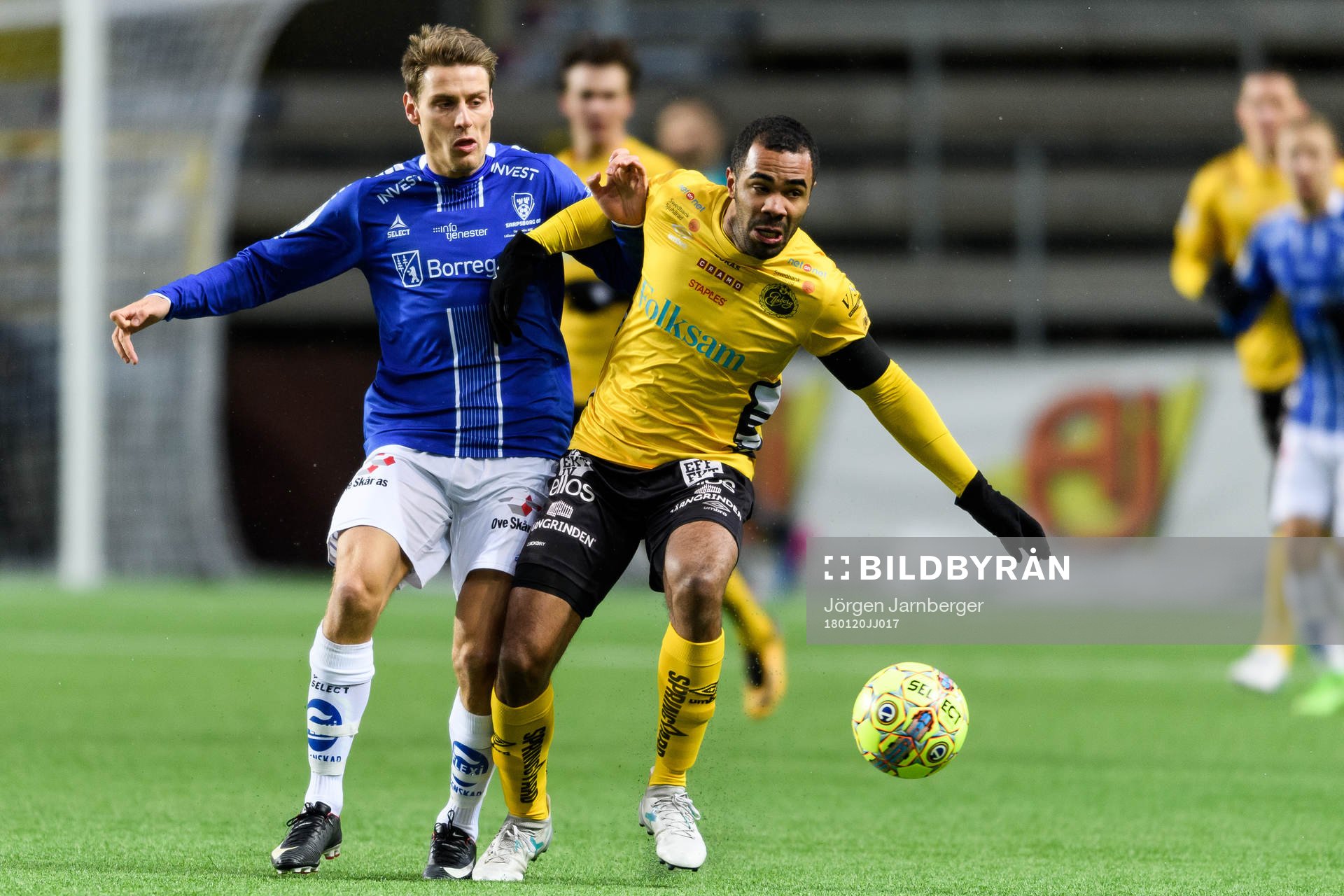 Elfsborgs Alex Dyer och Sarpsborgs Kristoffer Zachariassen