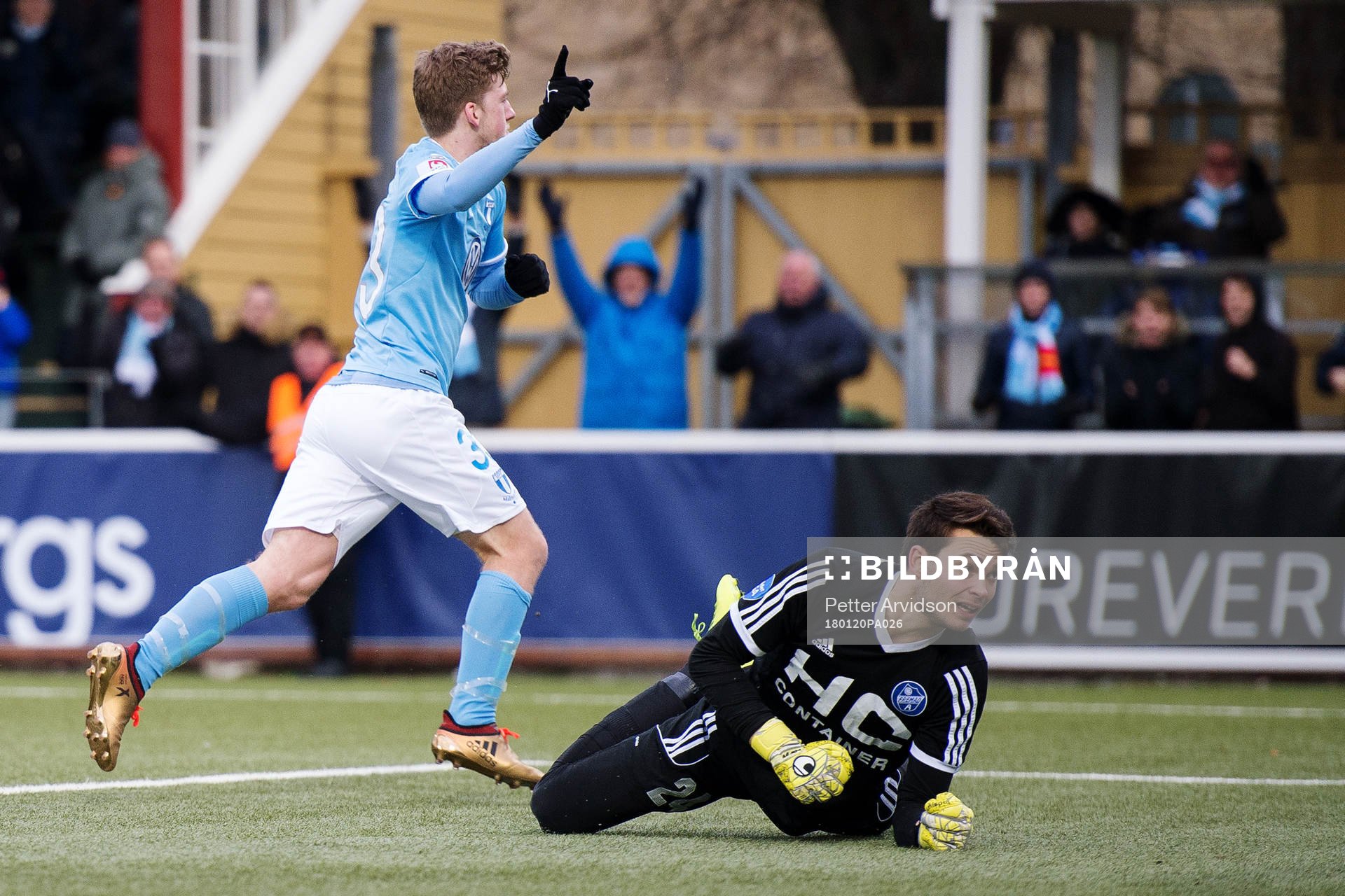 Malmö FFs Teddy Bergqvist jublar