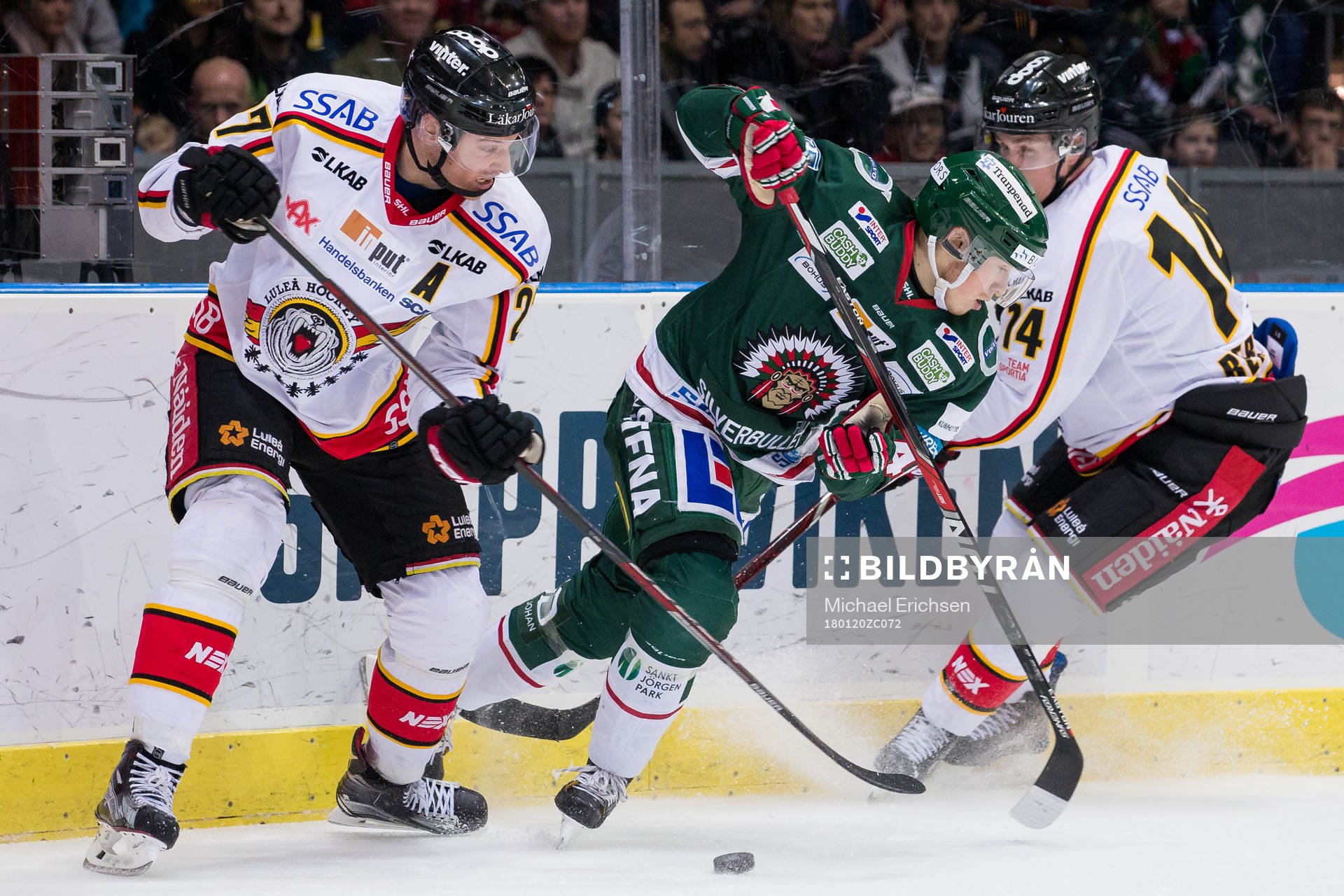 Luleås Luleås Brendan Mikkelson och Jonas Berglund