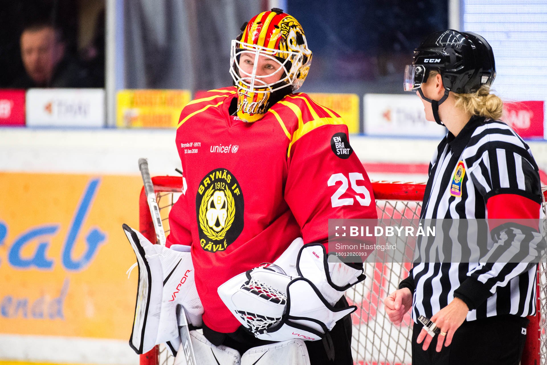 Brynäs målvakt Sara Grahn