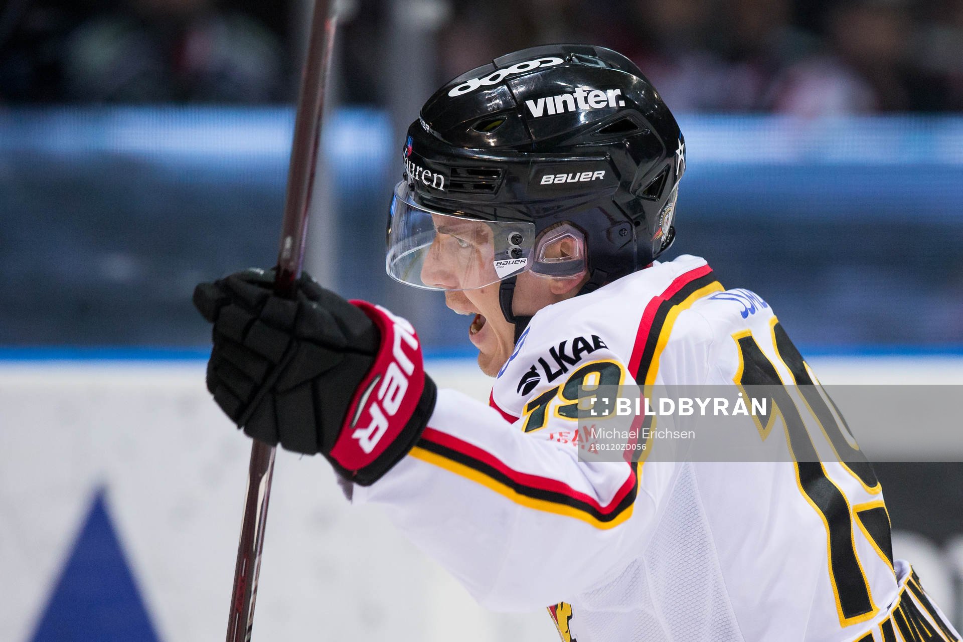 Luleås Joonas Jalvanti jublar
