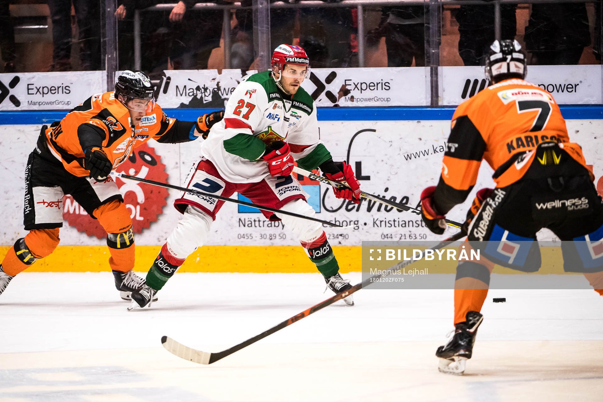 Karlskronas Konstantin Komarek, Moras Matt Bailey och
