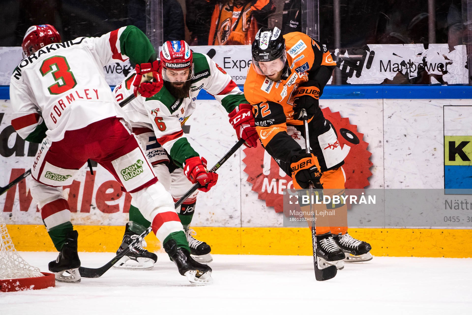 Moras Steven Seigo  och Karlskronas Joachim Rohdin