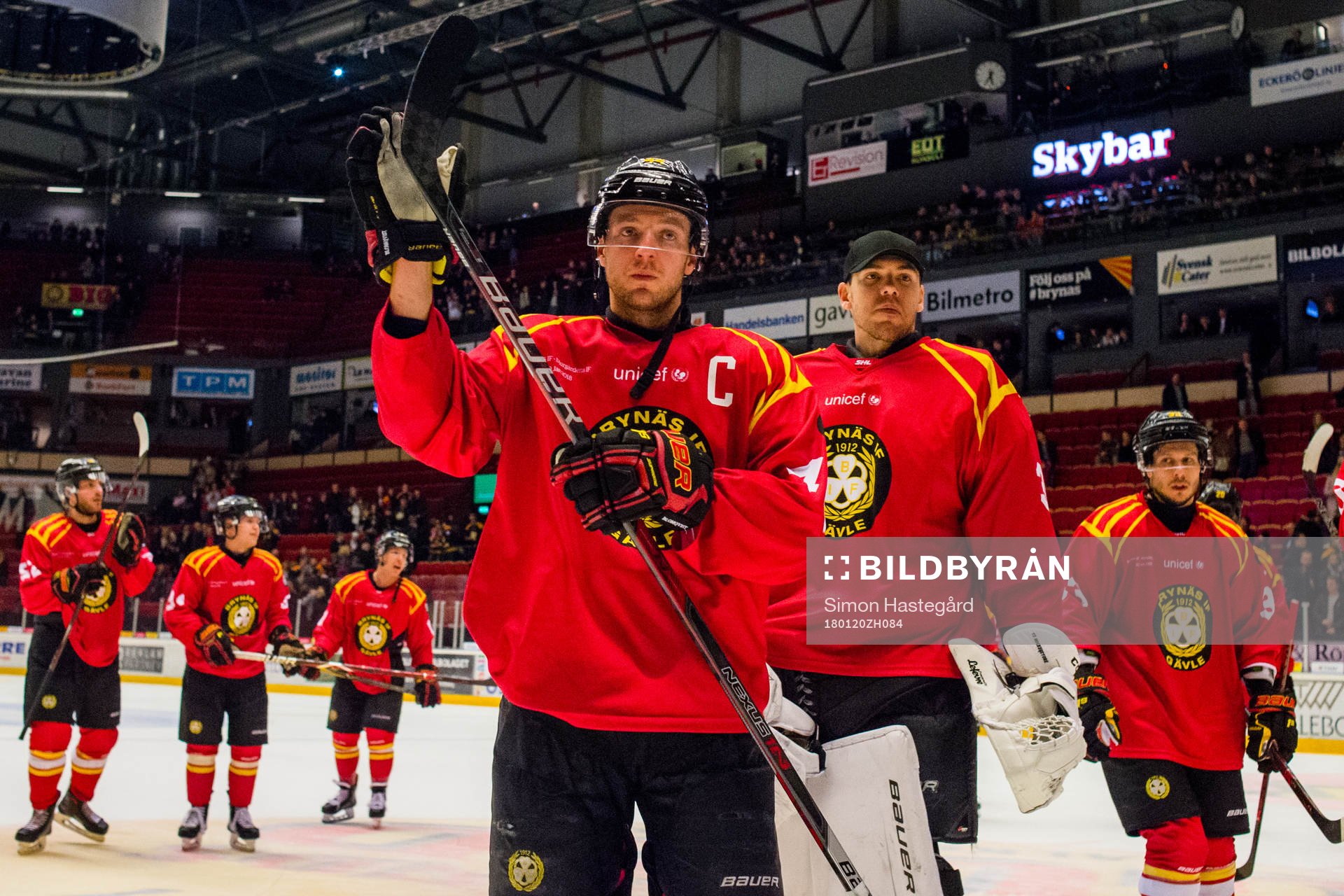 Brynäs Jacob Blomqvist jublar